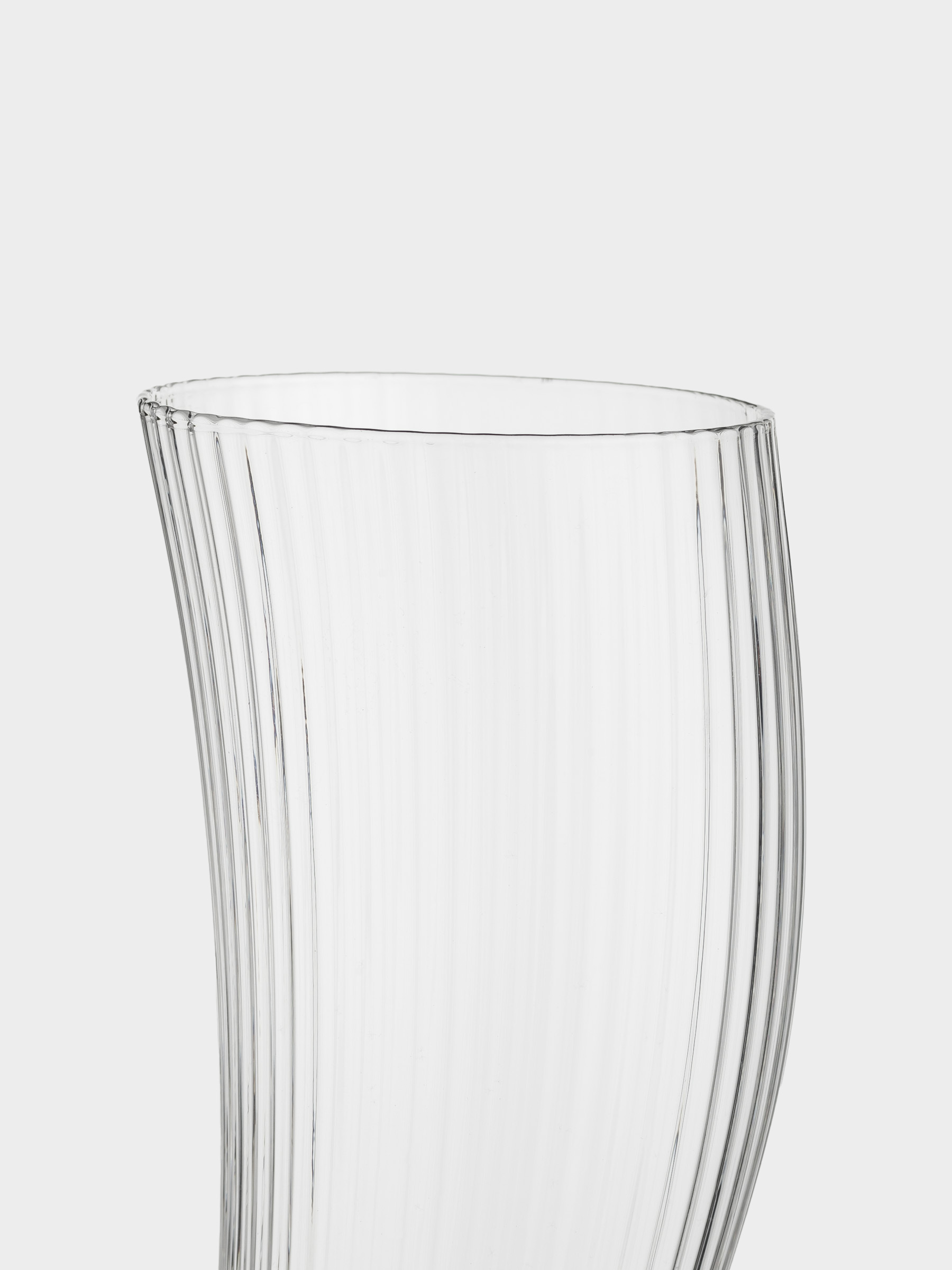 Beer glass, 23 cm, 600 ml, 2 pcs, glass R, Bend, Ribby, image-7