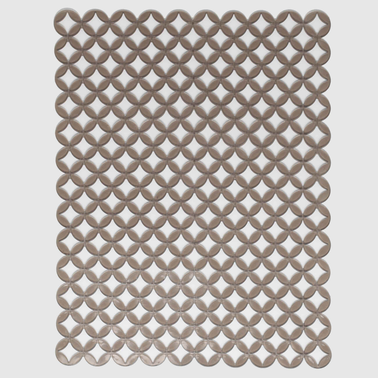 Kitchen sink mat, 41x32 cm, PVC, Rectangular, Grey, Rhombuses, Keeping