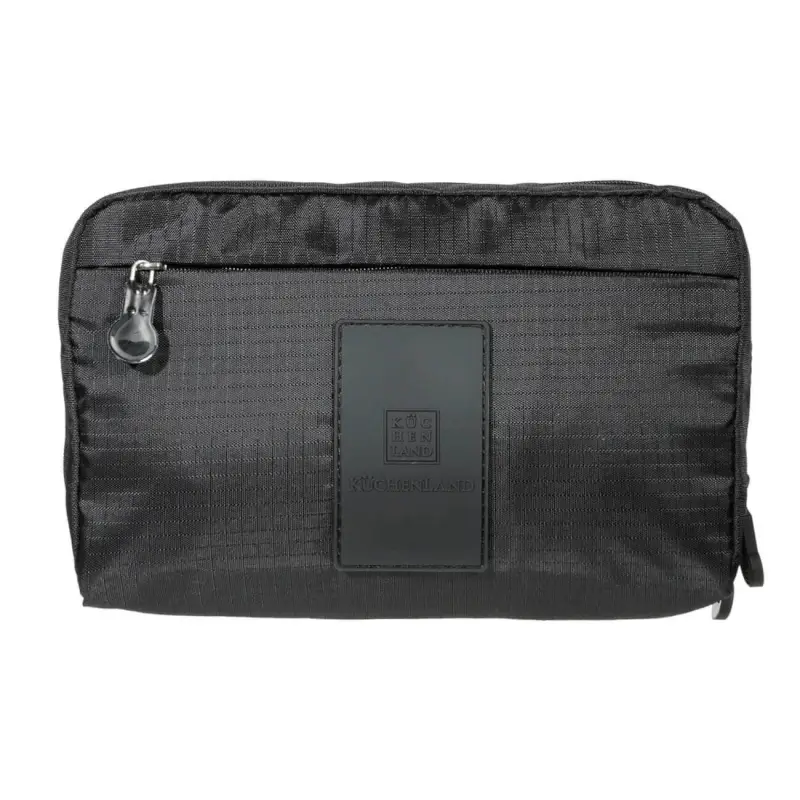 Travel cosmetic bag, 20x12 cm, polyester, black, Easy Travel