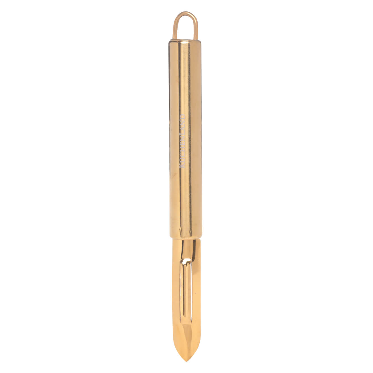 Vegetable peeler, 19 cm, steel, golden, Spiro gold