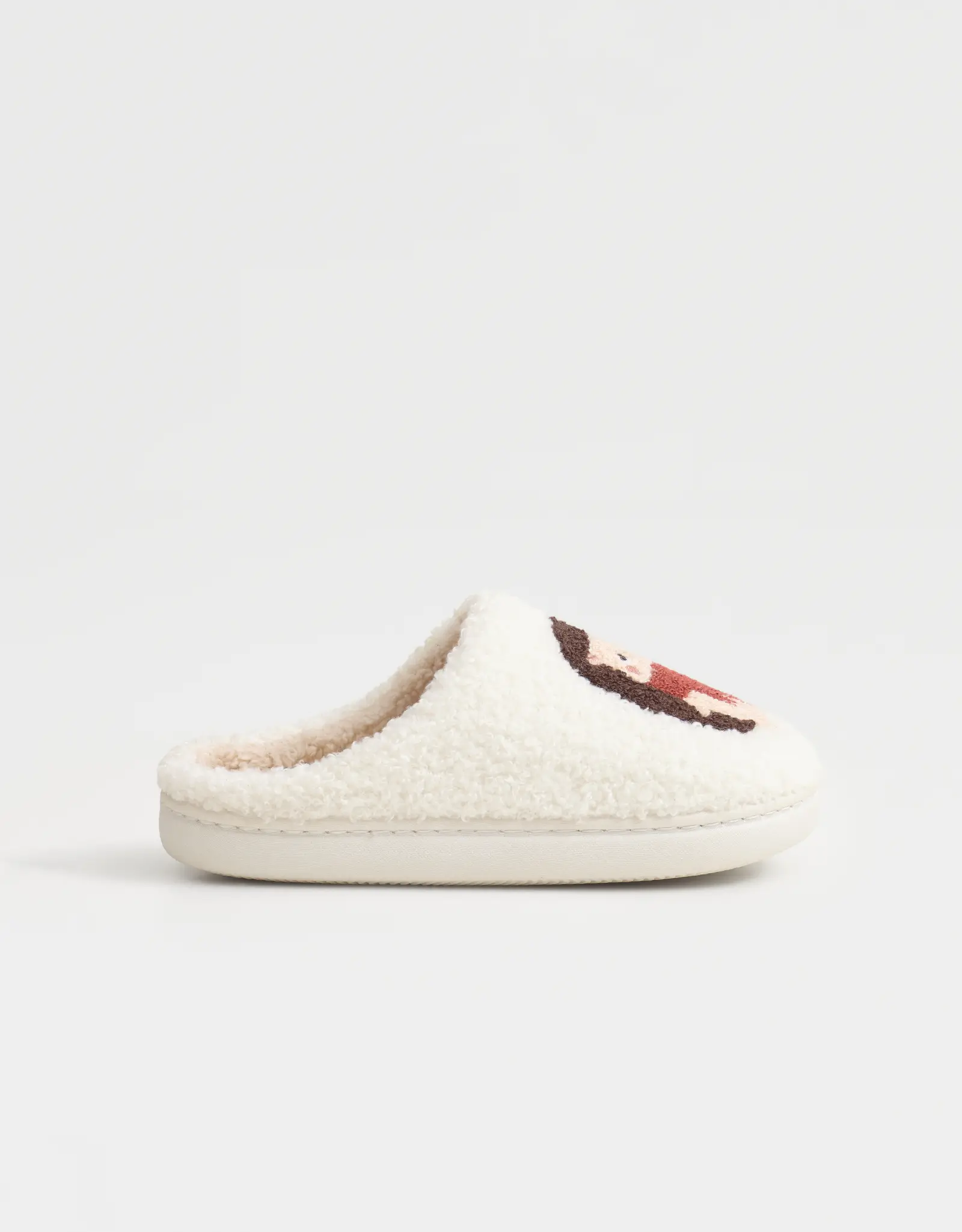 Children's slippers, homewear,size 33, artificial fur, milky, Hedgehogs, Needed