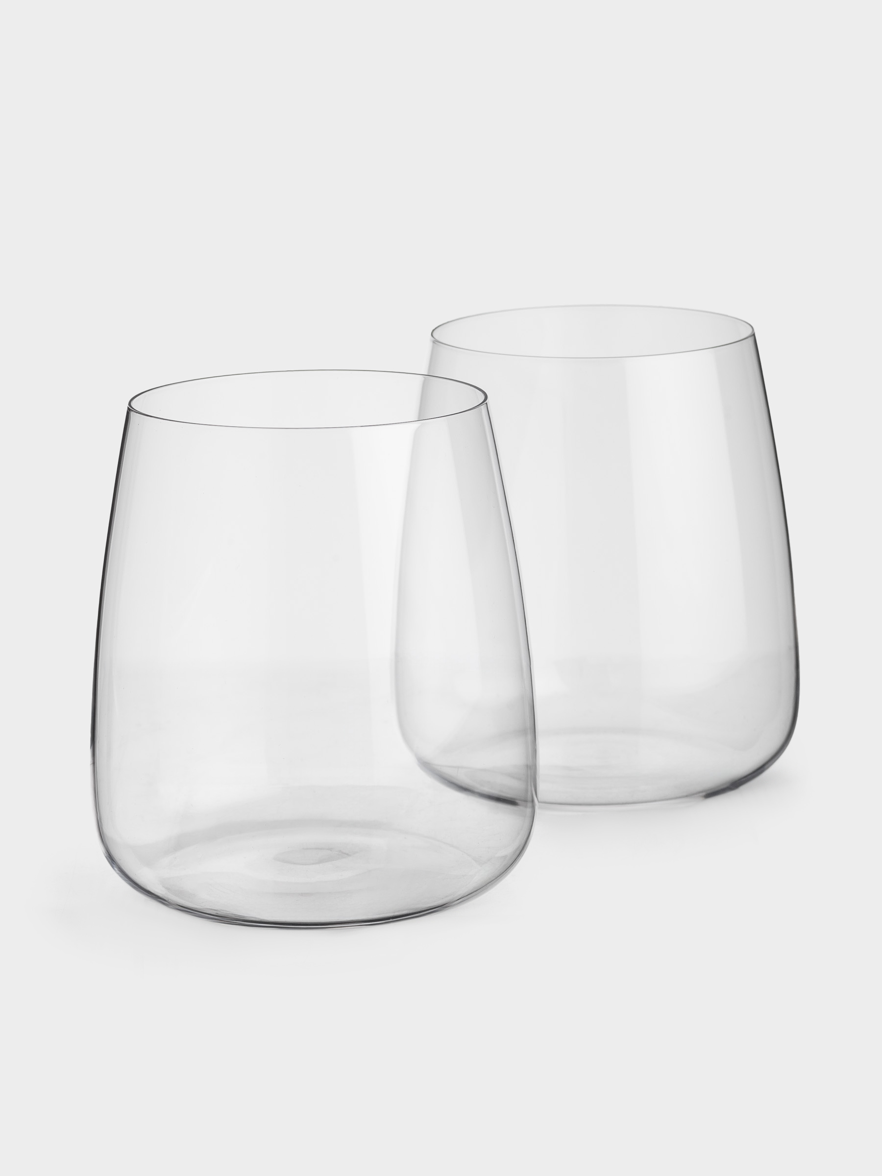 Glass, 10 cm, 480 ml, 2 pcs, crystal glass, Sondrio, image-1