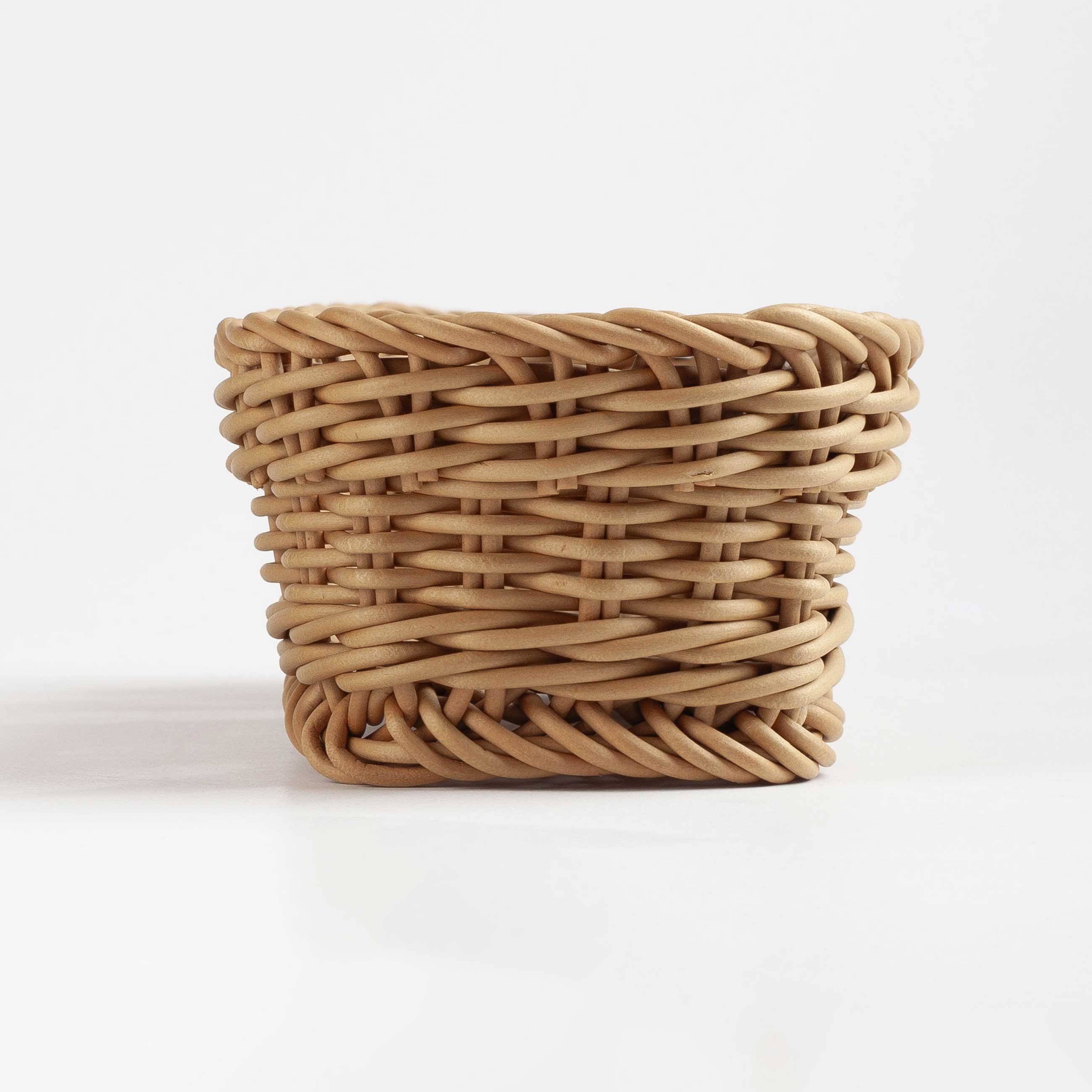 Bread basket, 29x17 cm, rattan, oval, brown, Twig