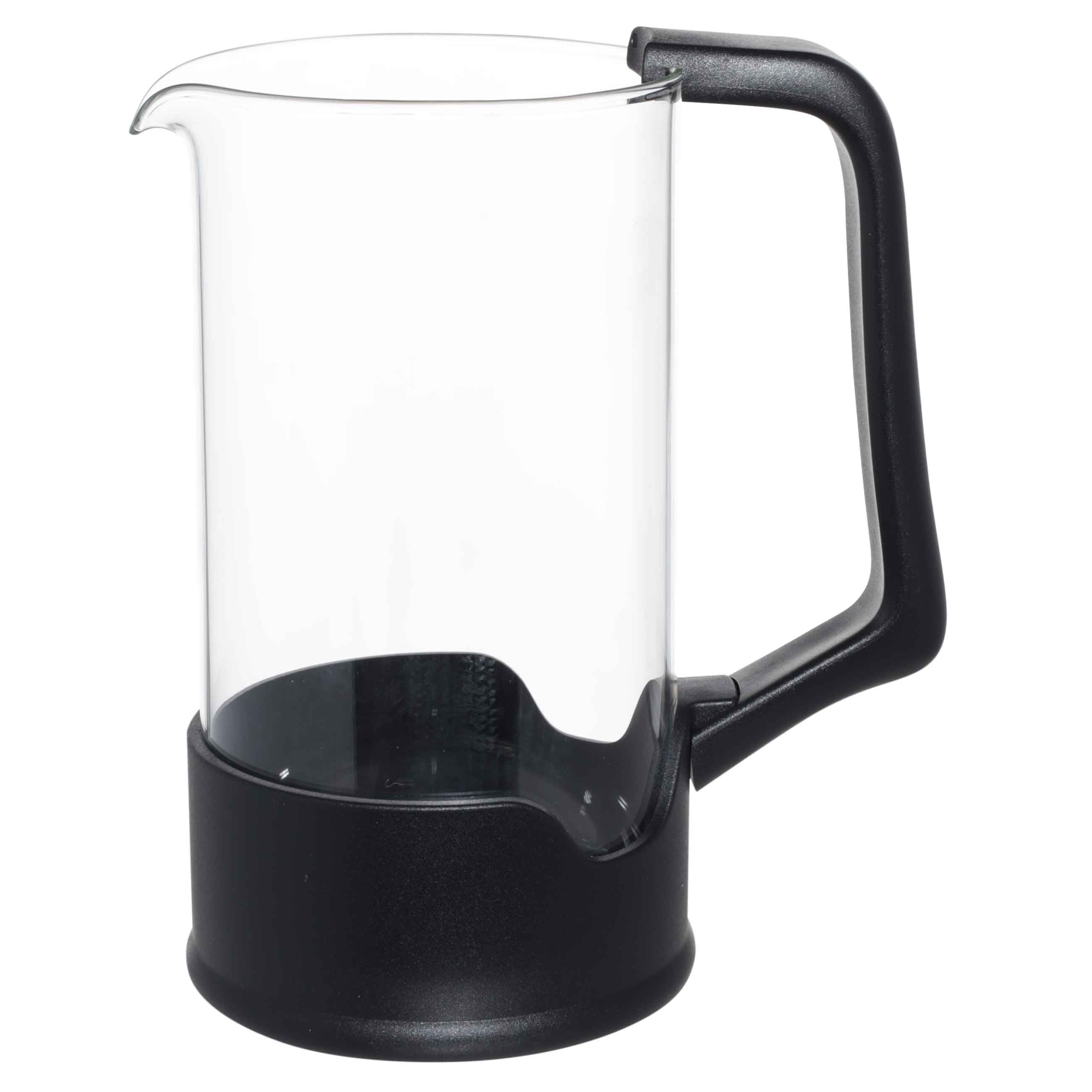 French press, 1 l, glass B/steel, black, Liberica, image-4