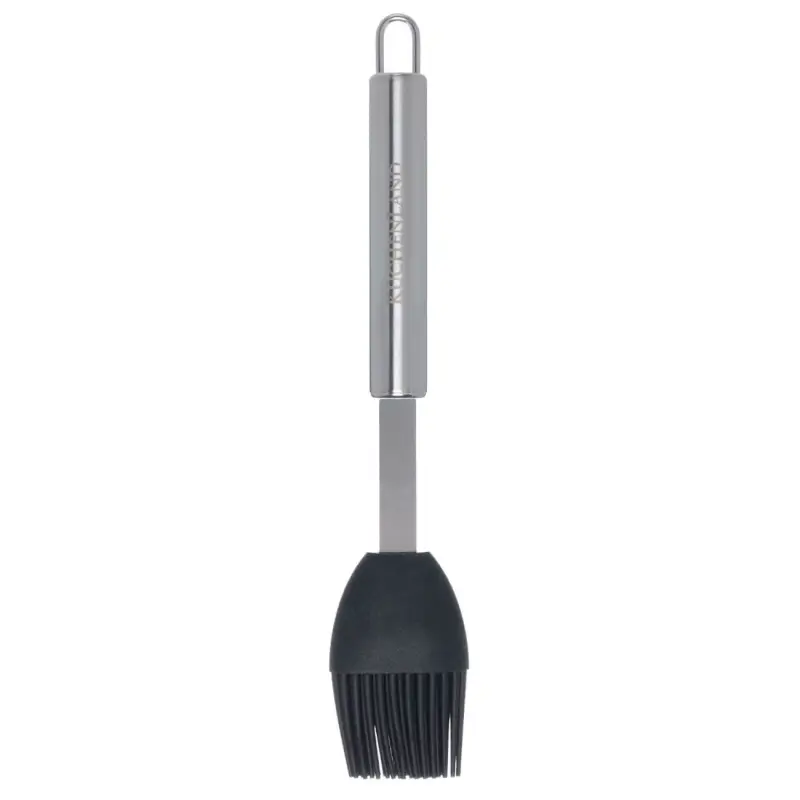 Cooking brush, 23 cm, silicone / steel, black, Spiro