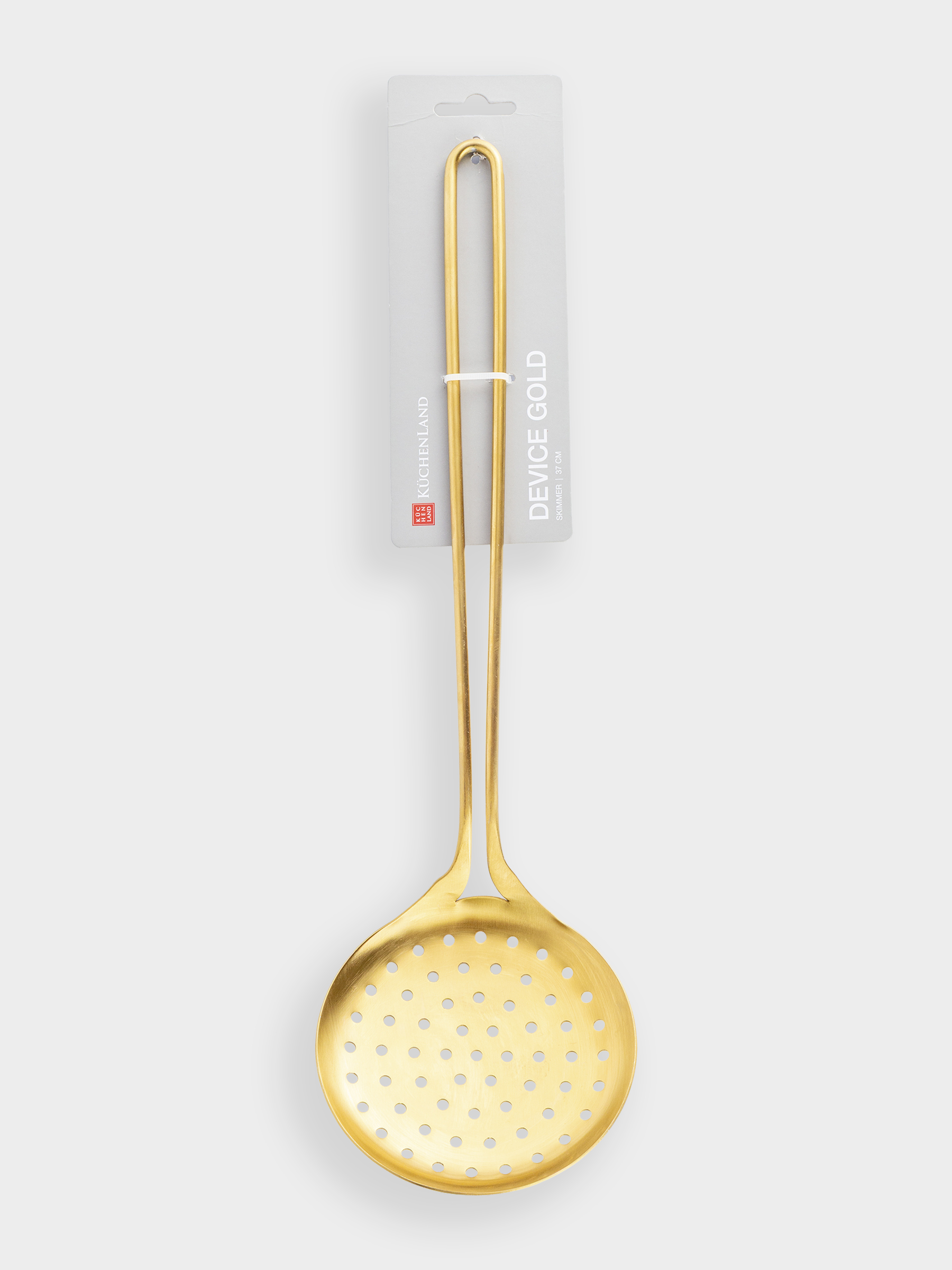 Skimmer, 37 cm, steel, gold, Device gold, image-4
