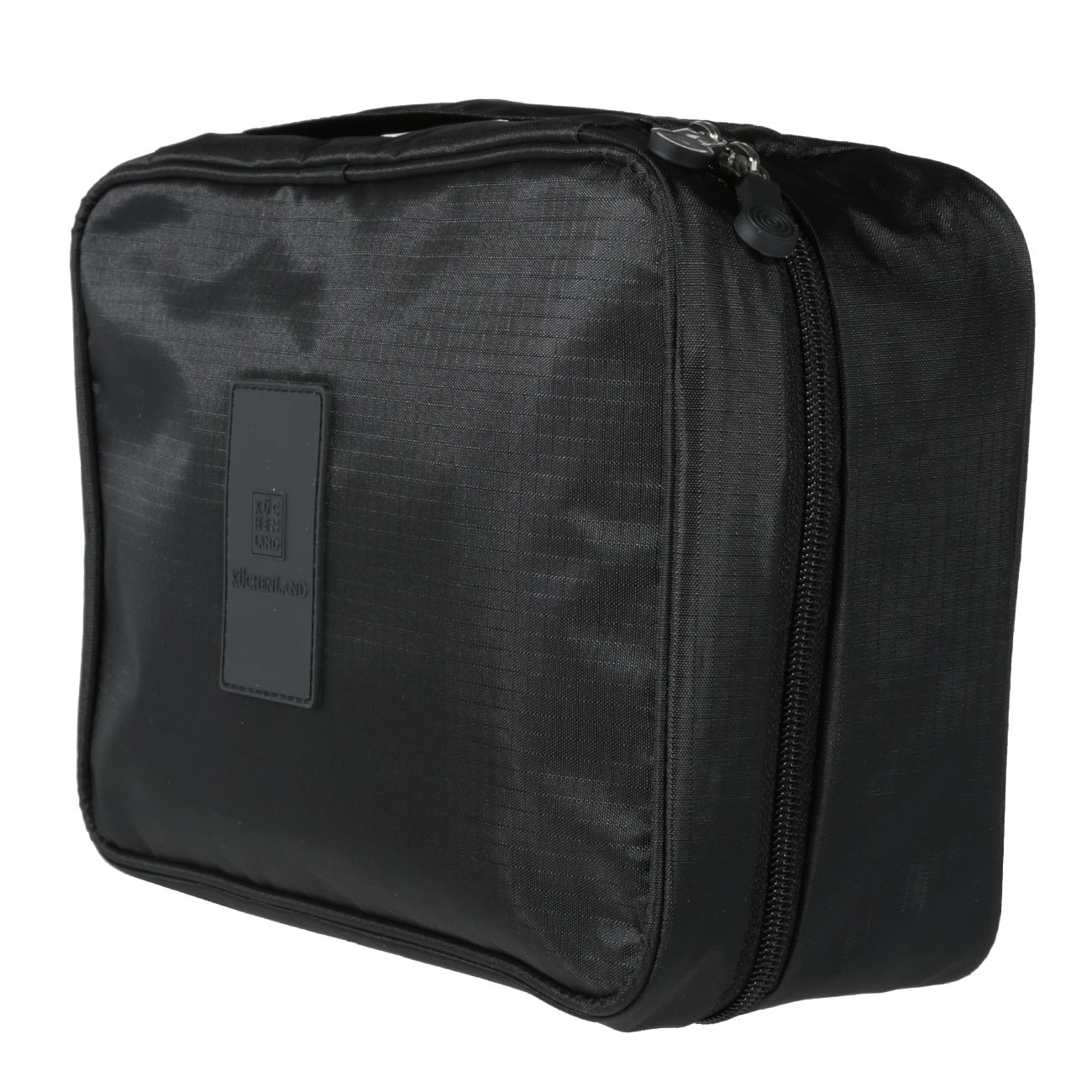 Travel cosmetic bag, 27x18 cm, polyester, black, Easy Travel