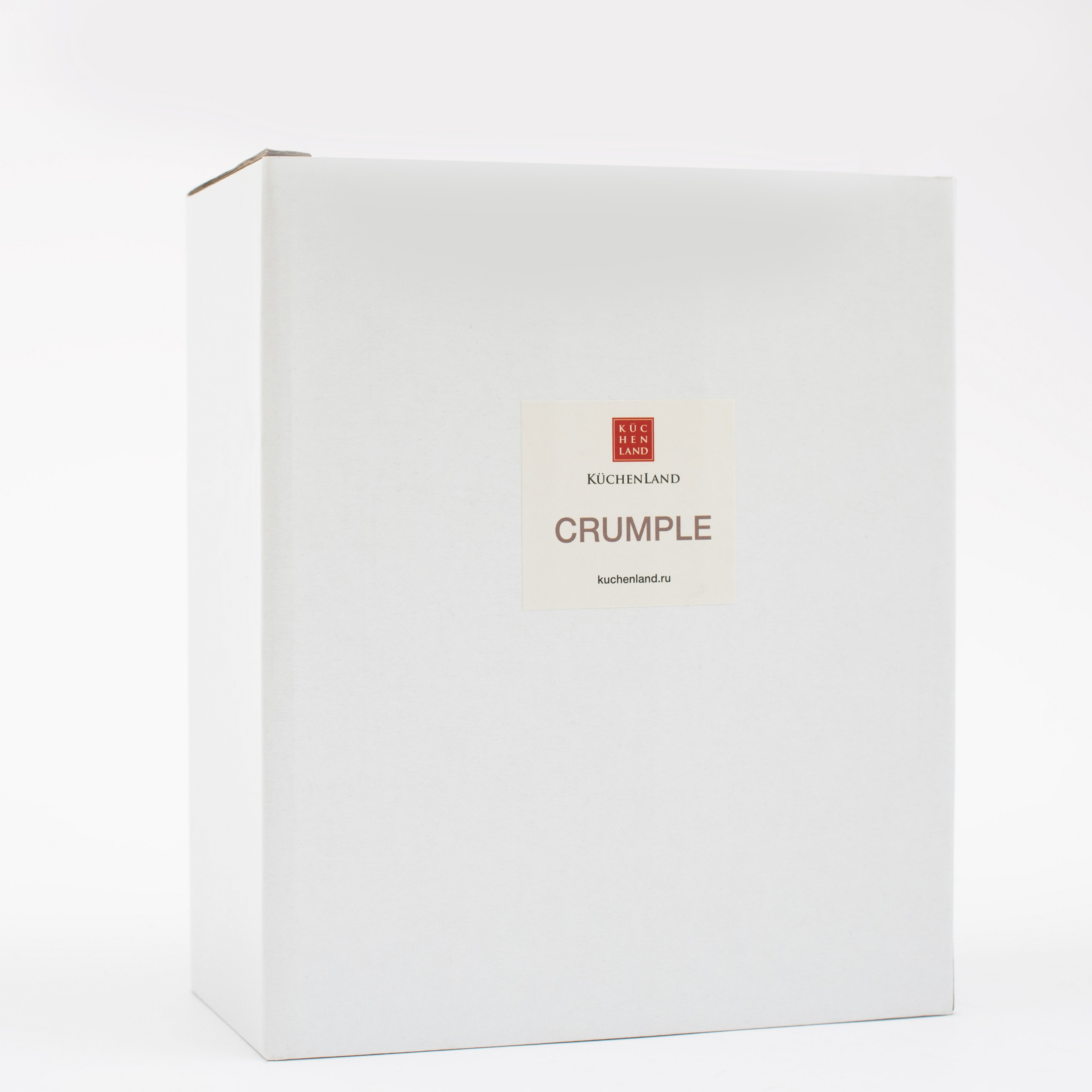 Salad bowl, 15x6 cm, 450 ml, porcelain P, with golden edging, Crumpled effect, Crumple gold