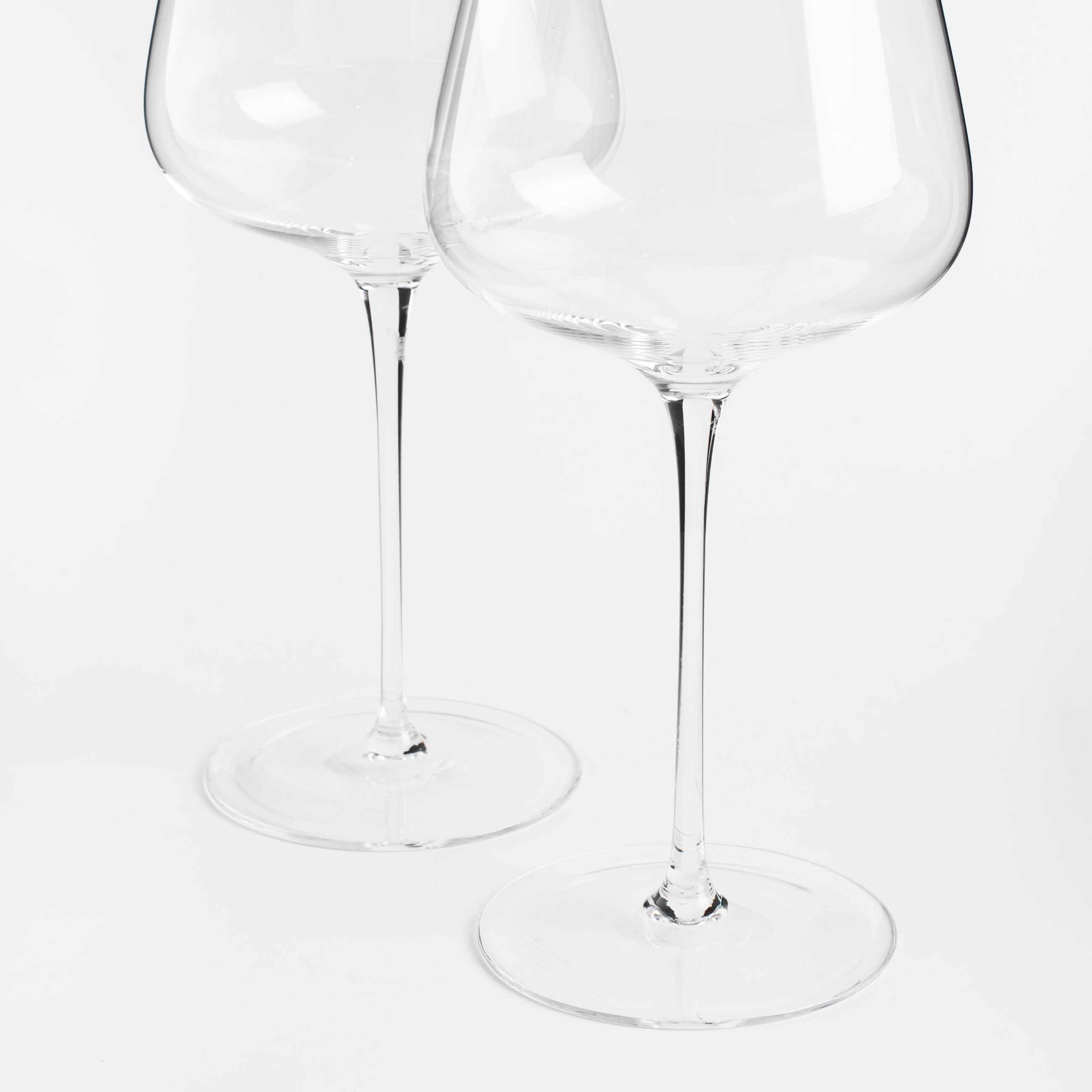 Red wine glass, 650 ml, 2 pcs, crystal glass, Ferentino, image-2