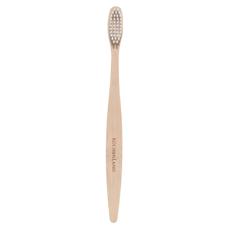 Toothbrush, bamboo, white bristles, Eco life