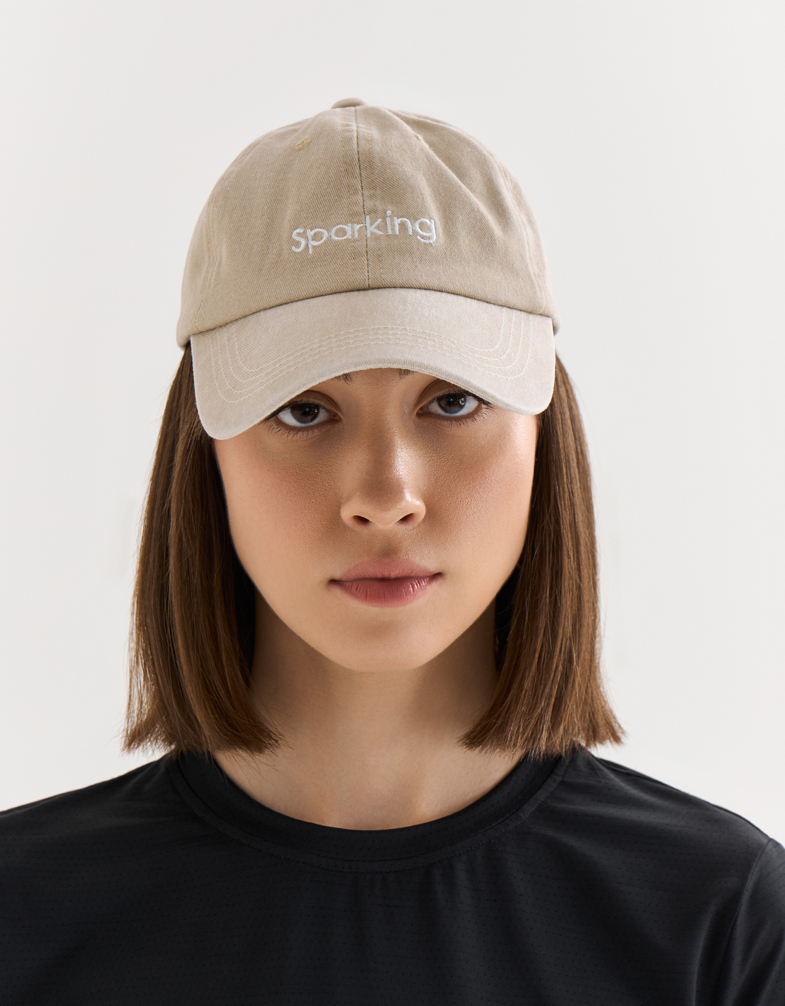 Baseball cap, 58 cm, single size, cotton, beige, Sparkling, Shore, image-5