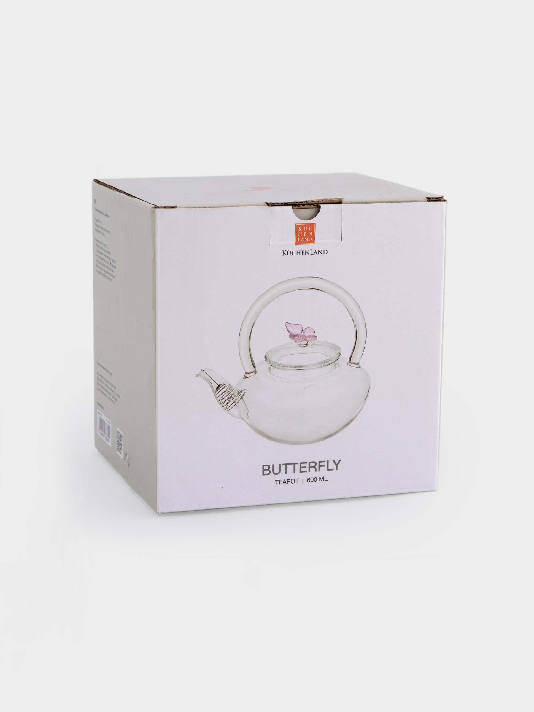 Teapot, 600 ml, glass B, Butterfly, Butterfly, image-4