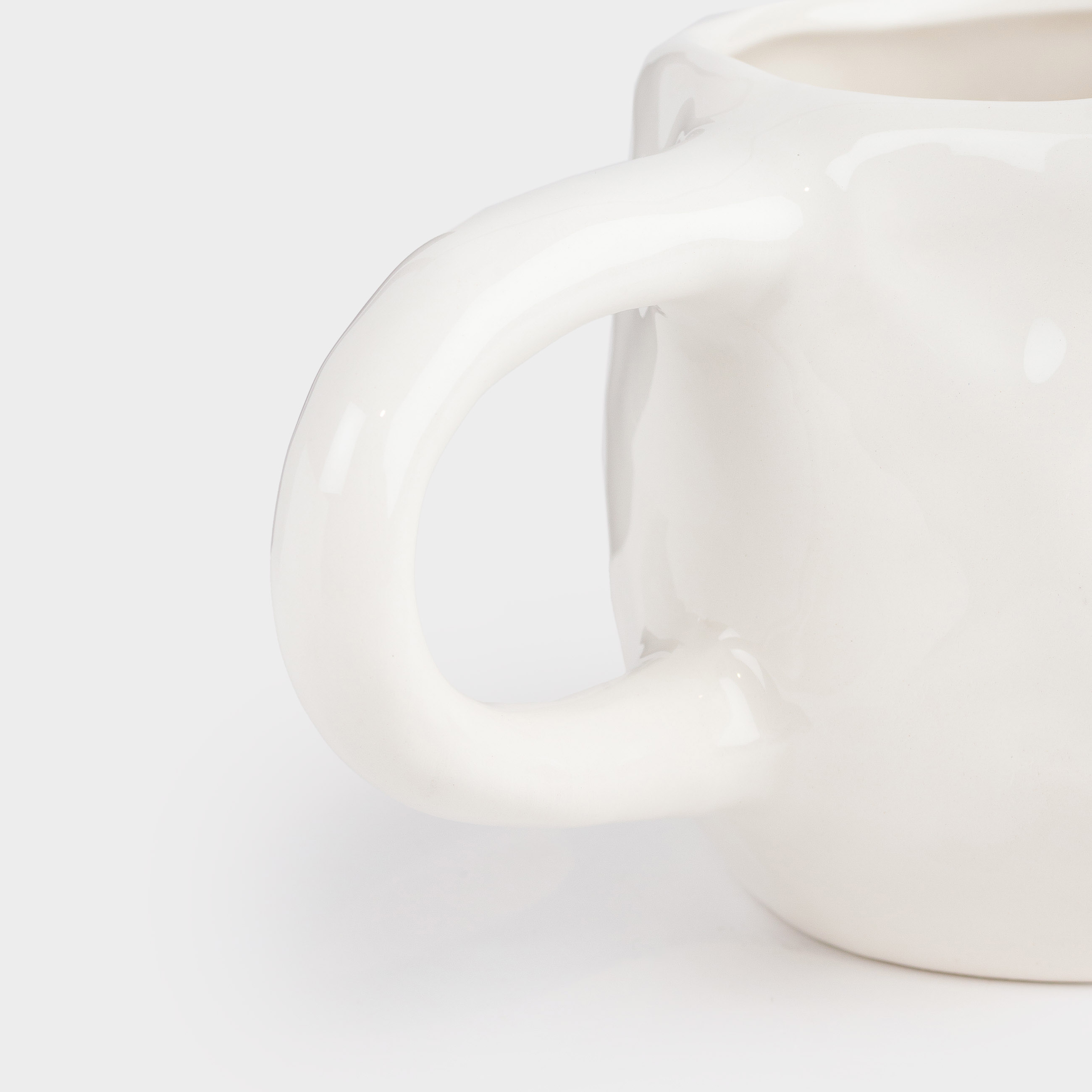 Mug, 400 ml, ceramic, milky, Bees, Honey, image-2