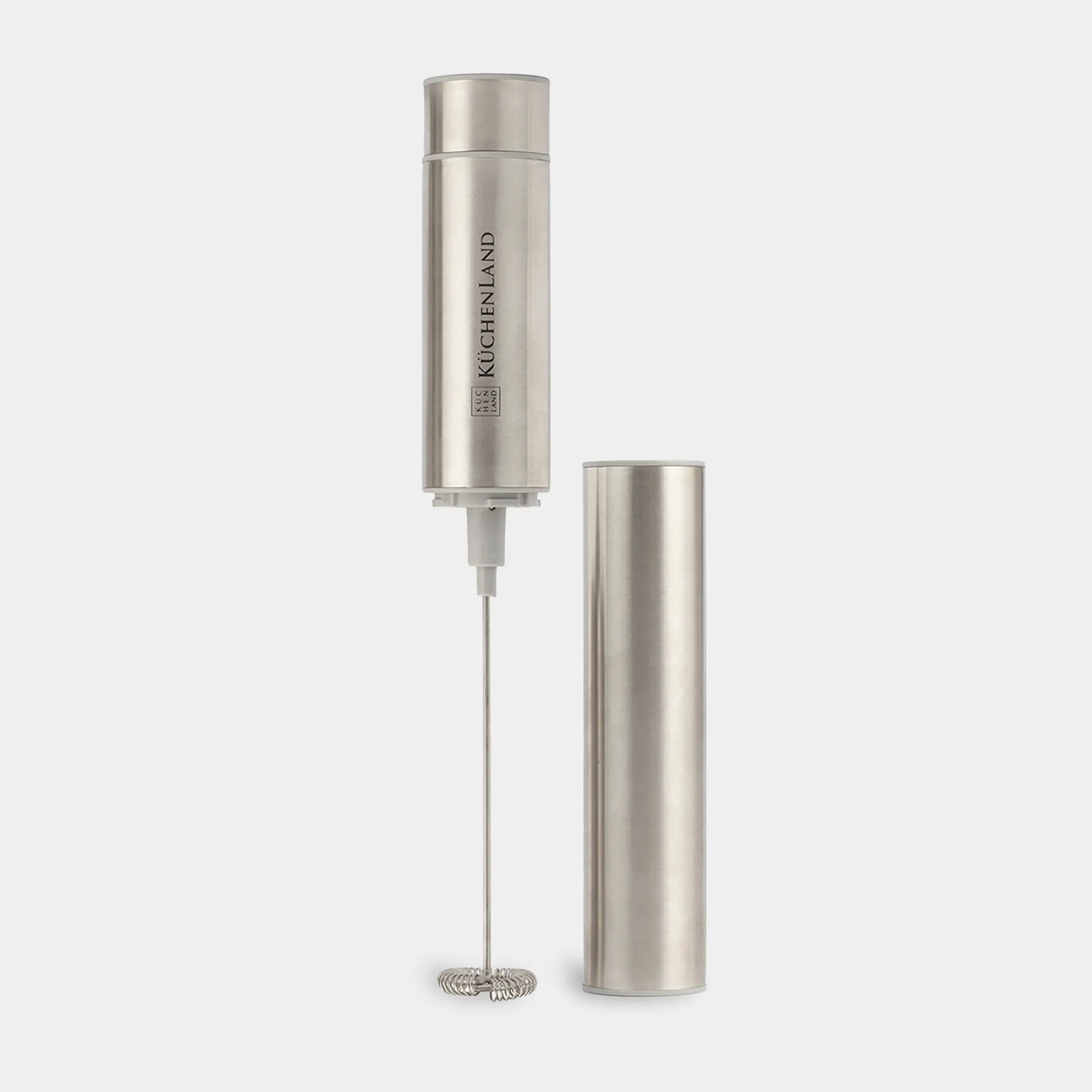 Milk frother, 24 cm, submersible, steel, Cappuccino