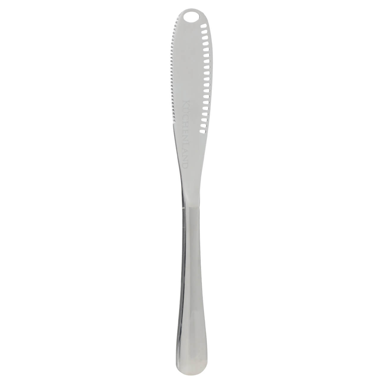 Butter knife, 20 cm, double-sided, steel, Classic