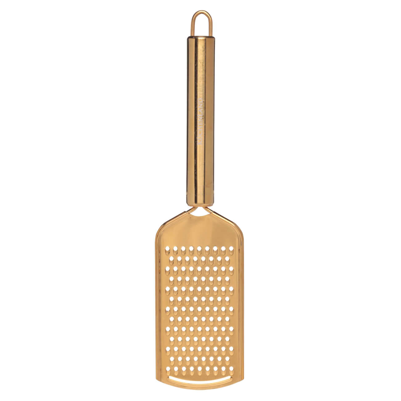 Grater, 24 cm, small, with handle, steel, golden, Spiro gold