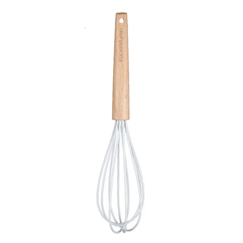 Whisk, 31 cm, silicone / wood, beige, Provence