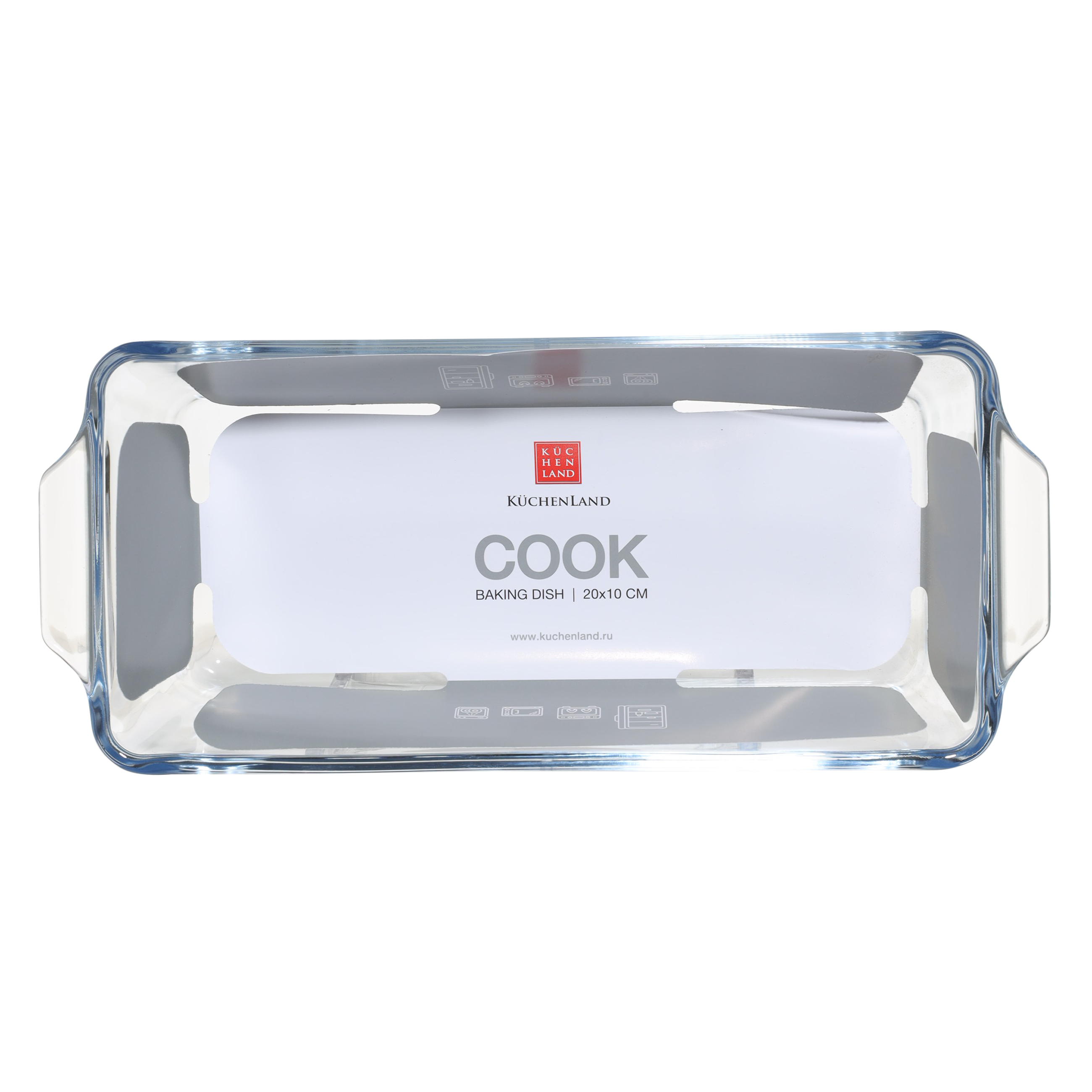 Baking dish, 20x10 cm, glass T, rectangular, Cook