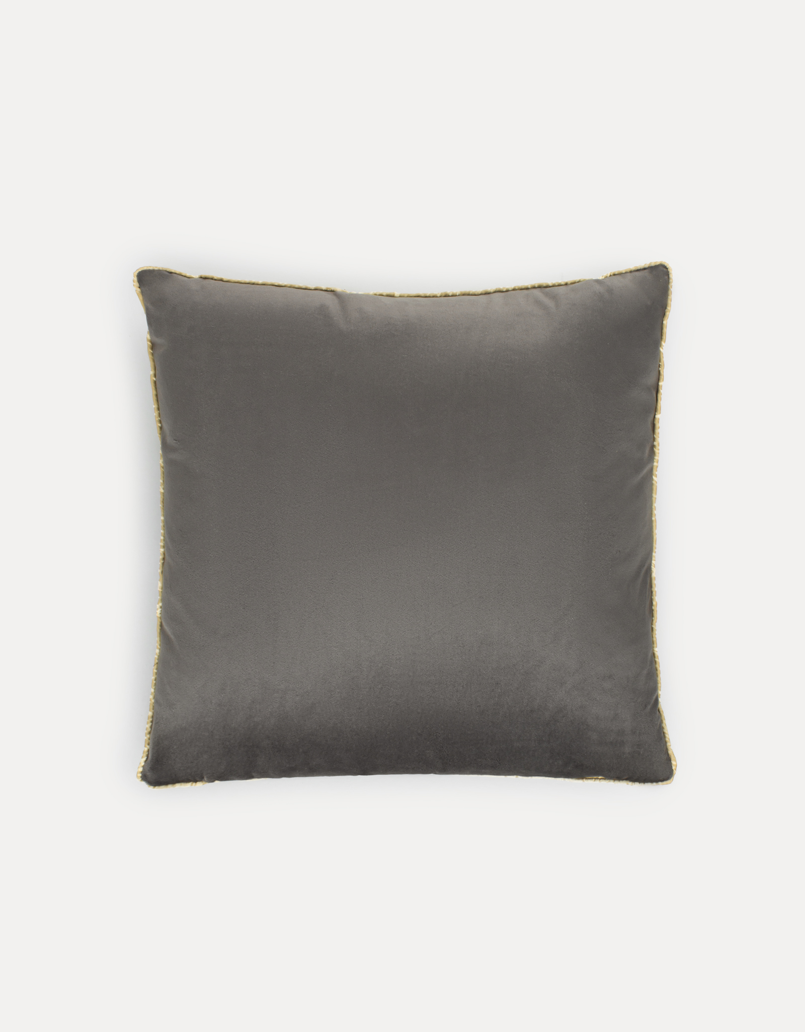 Decorative pillow, 45x45, corduroy, gray, Bees, Honey