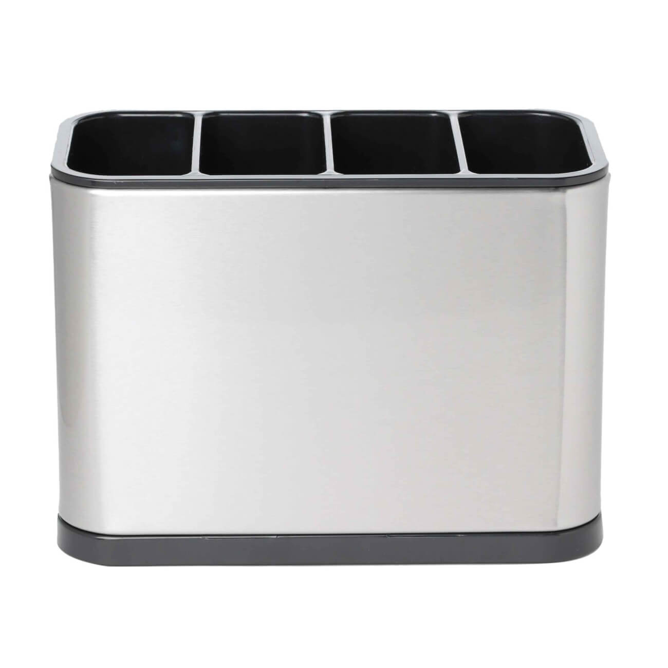 Flatware stand, 13x18 cm, 4 units, steel / plastic, Classic