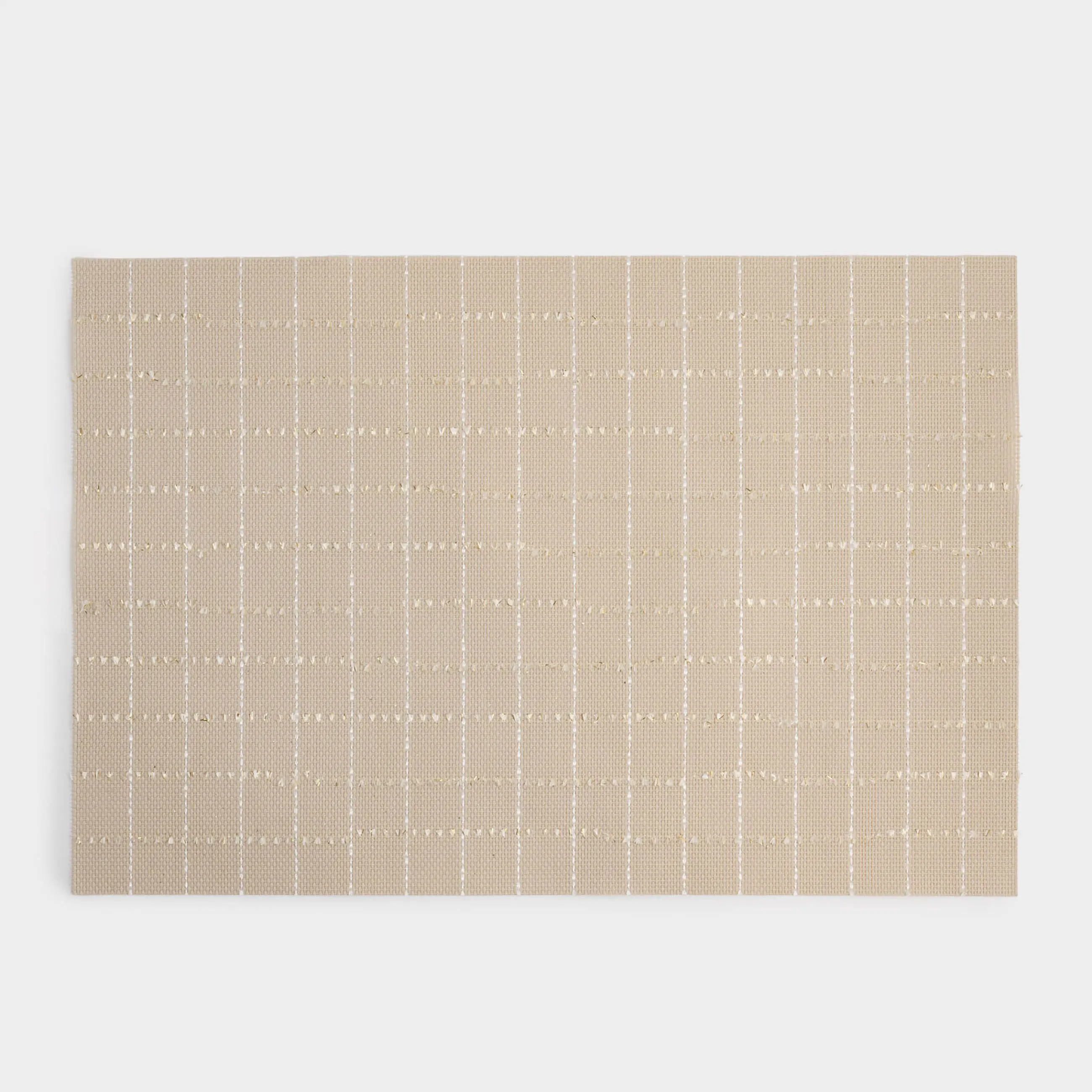 Placemat, 30x45 cm, PVC / polyester, rectangular, beige, Cage, Solid
