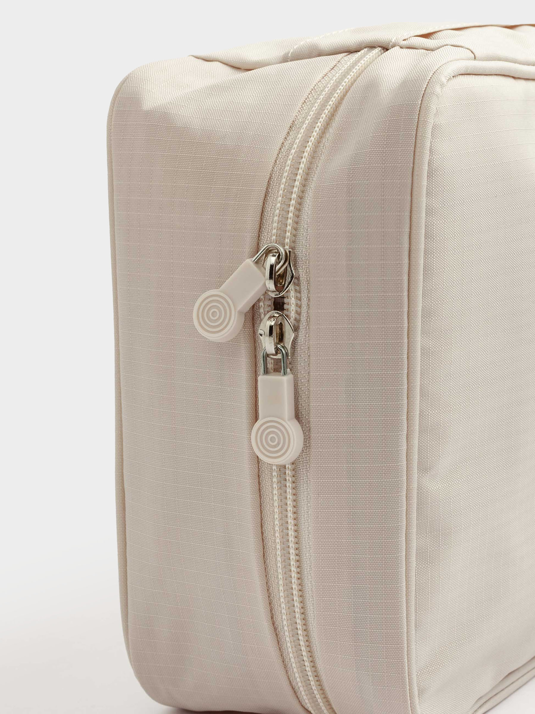 Travel Cosmetic Bag, 27х18 cm, polyester, beige, Easy Travel