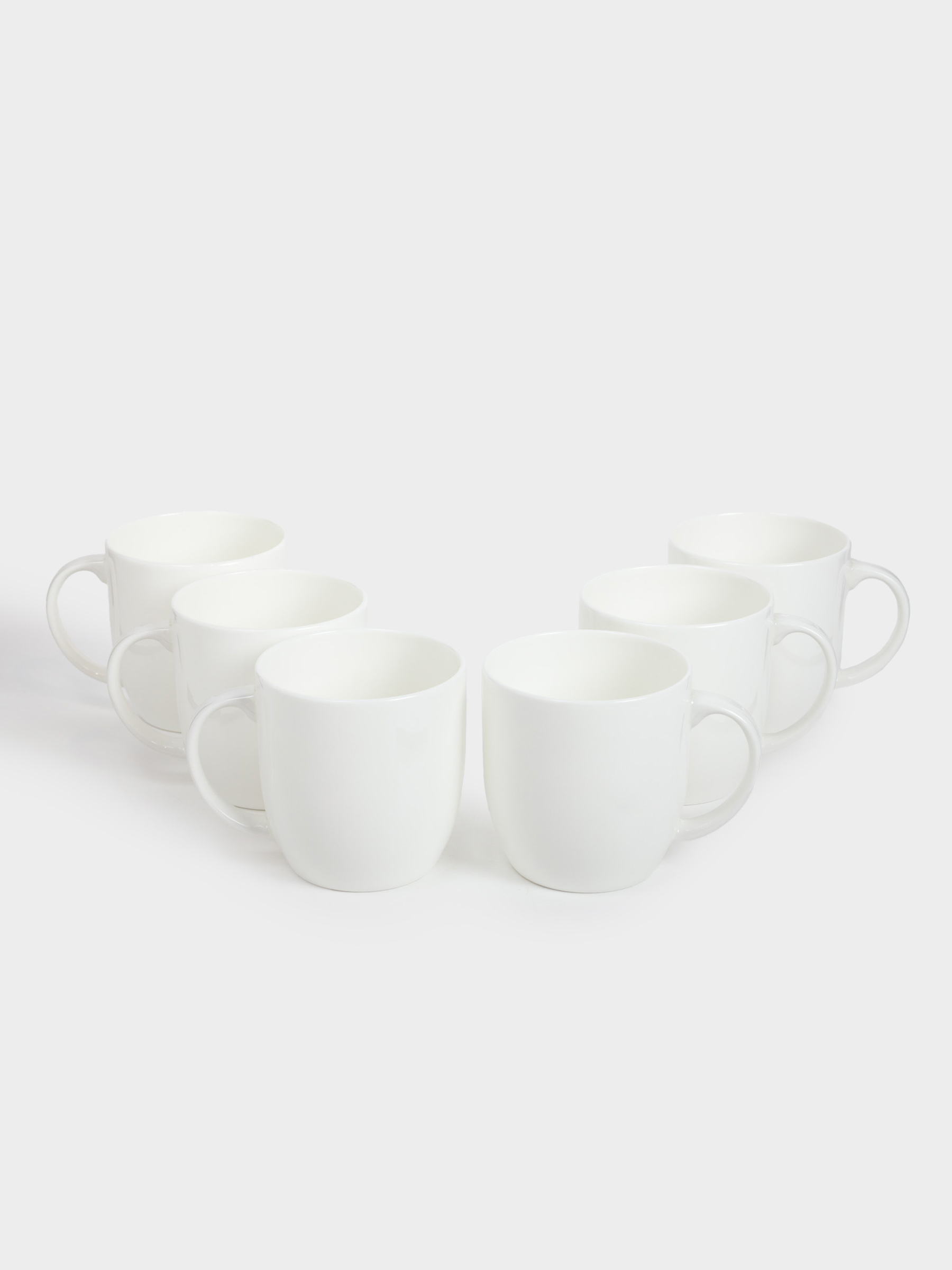 Mug, 370 ml, 6 pcs, porcelain F, white, Ideal white, image-3