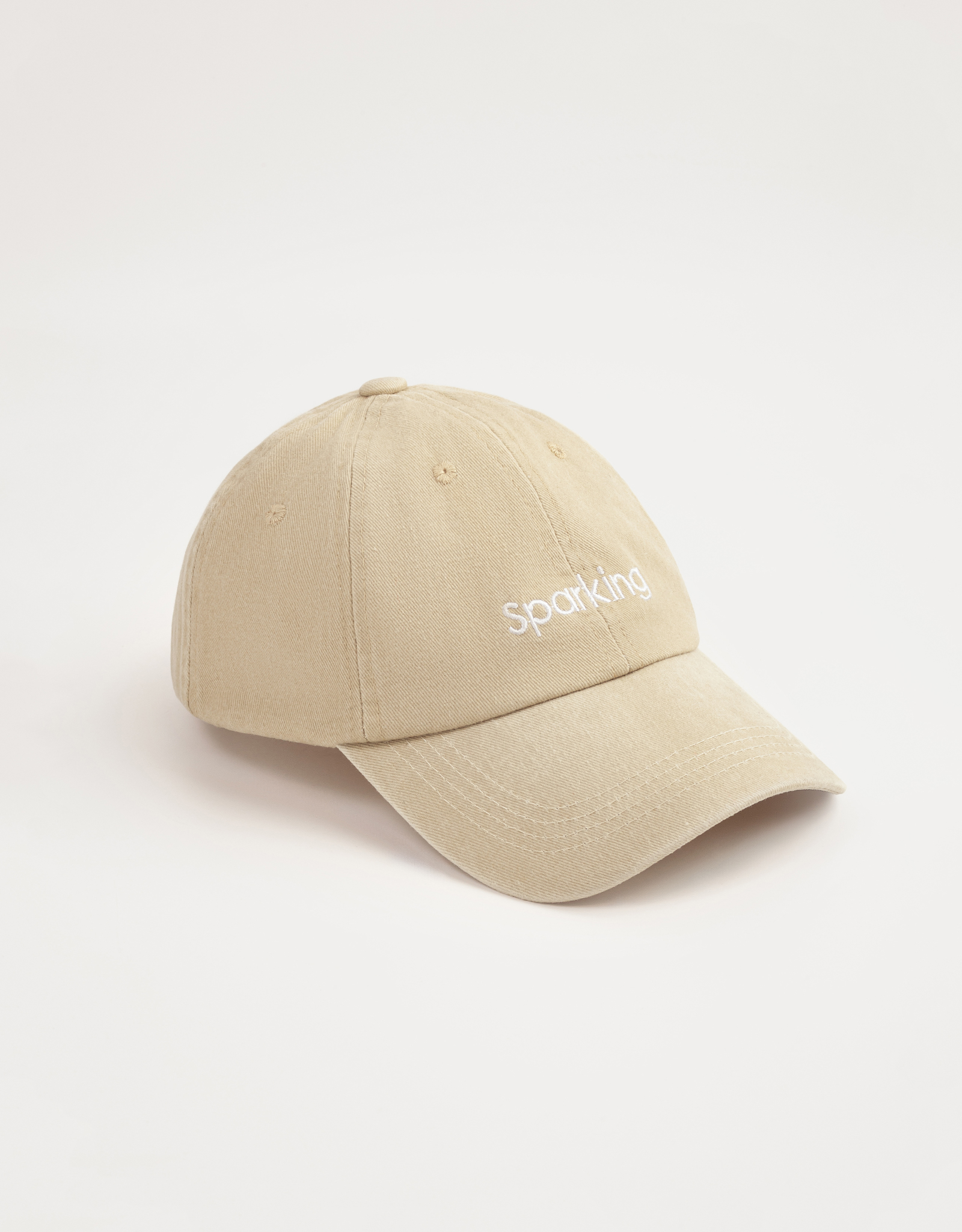 Baseball cap, 58 cm, single size, cotton, beige, Sparkling, Shore, image-1