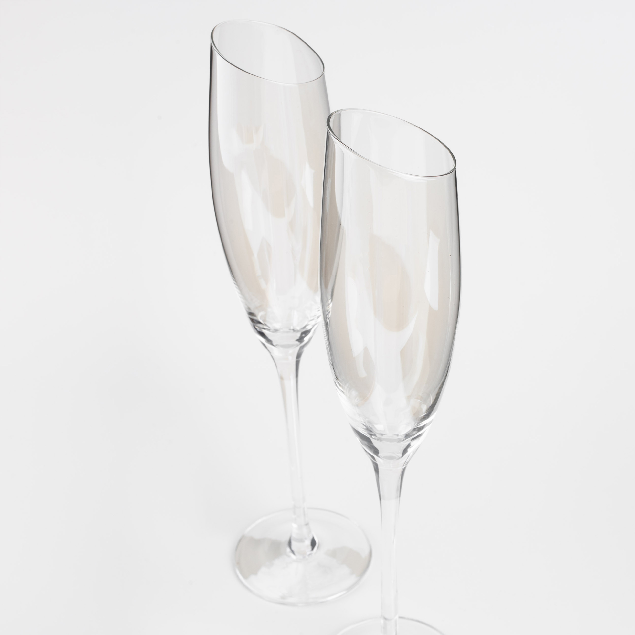 Champagne glass, 180 ml, 2 pcs, glass, mother of pearl, Charm L polar, image-1
