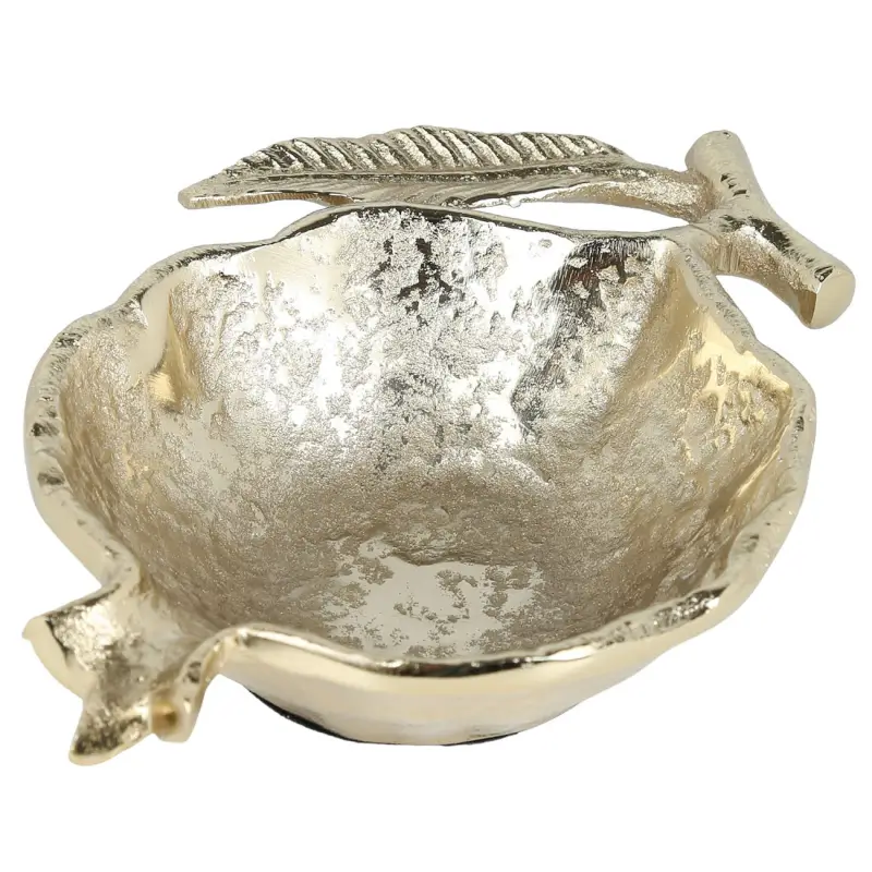 Decorative dish, 19x14 cm, metal, golden, Garnet, Fantastic gold ,image-0