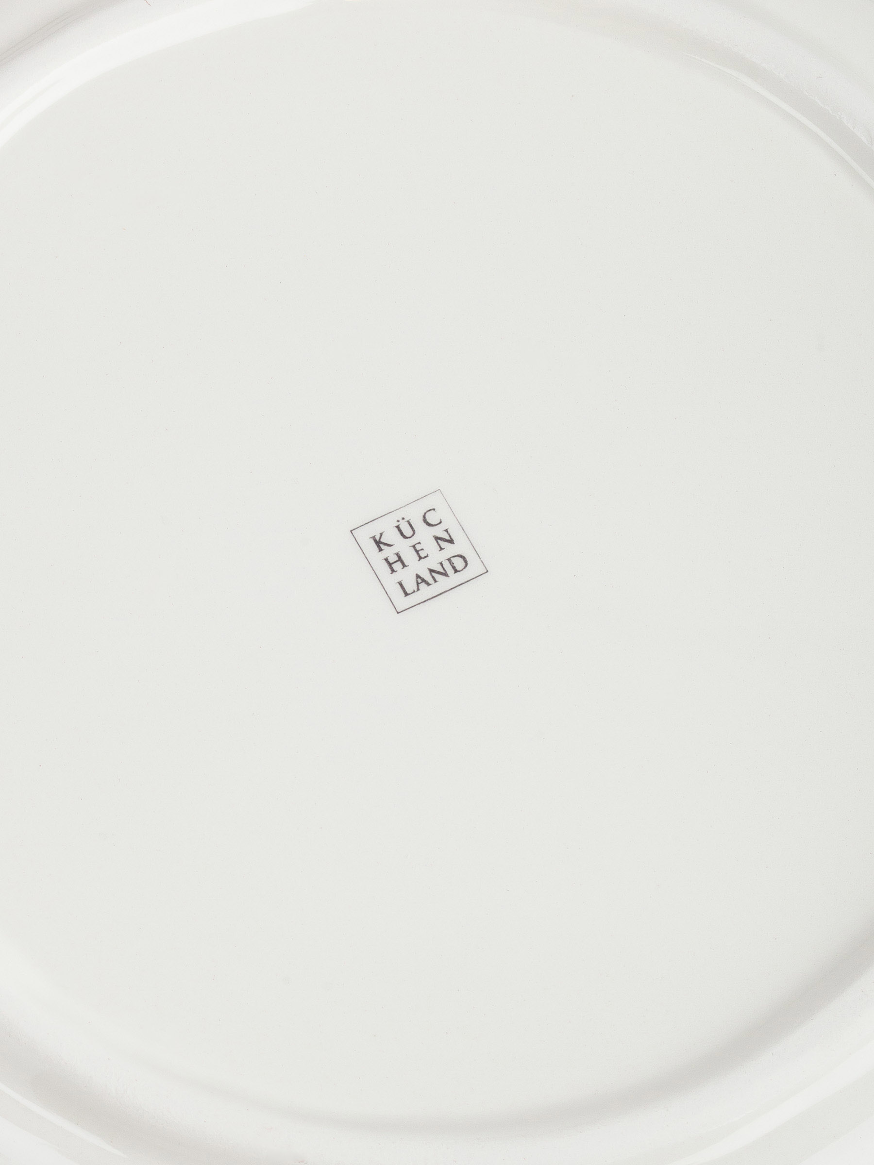 Snack plate, 20 cm, ceramic, milky, speckled, wildflowers, Meadow speckled, image-3