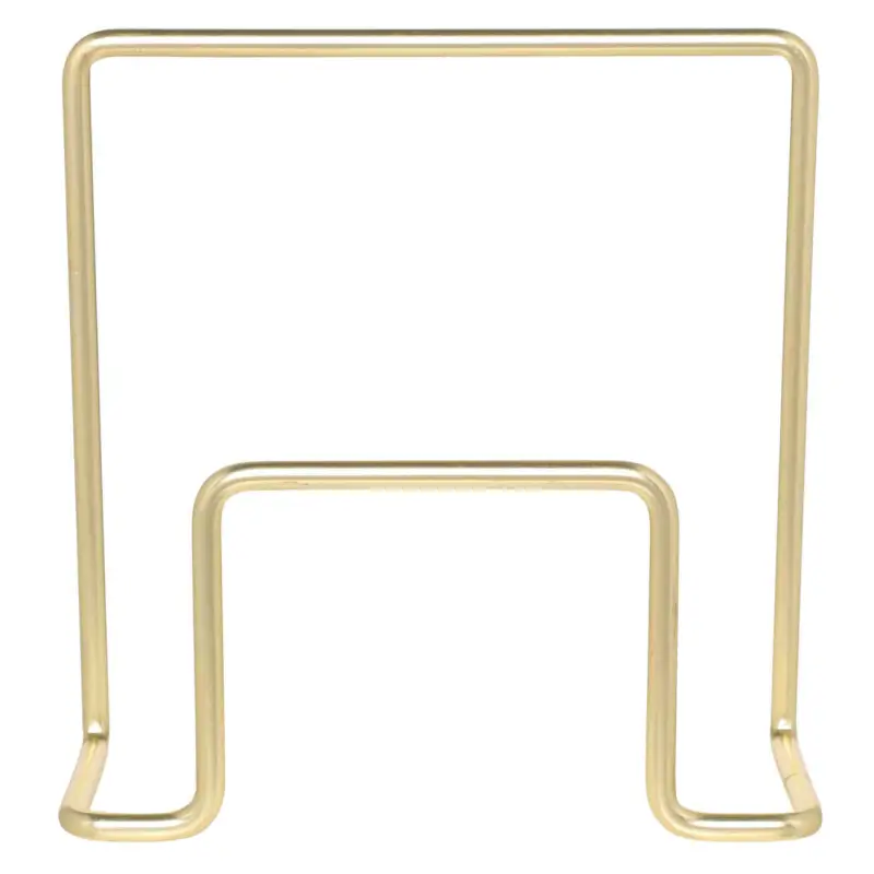 Napkin holder, 13 cm, metal, golden, Square, Classic gold