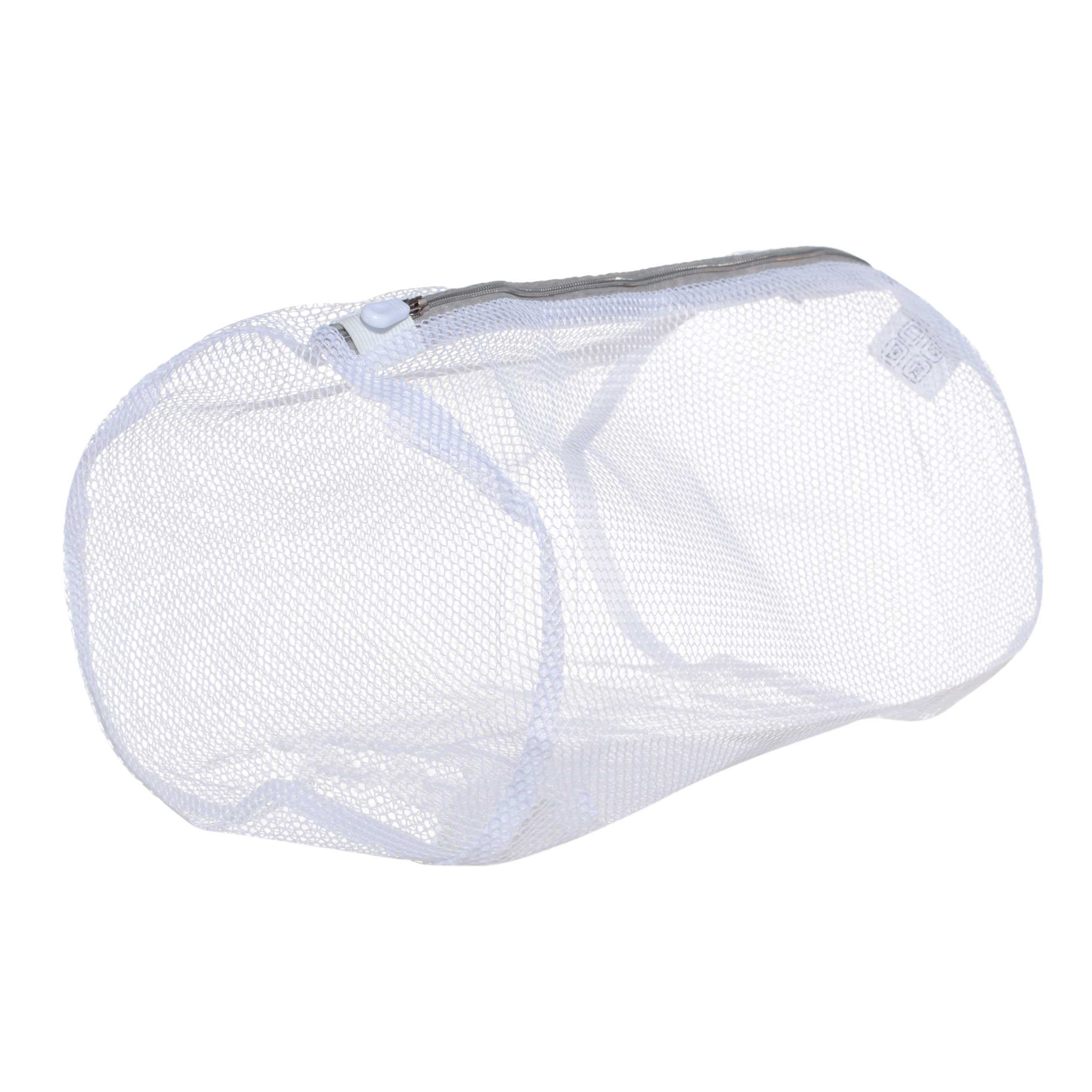 Laundry bag for socks and tights, 22x33 cm, polyester, white-gray, Safety
