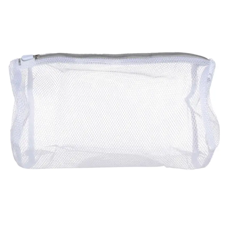 Laundry bag for socks and tights, 22x33 cm, polyester, white-gray, Safety