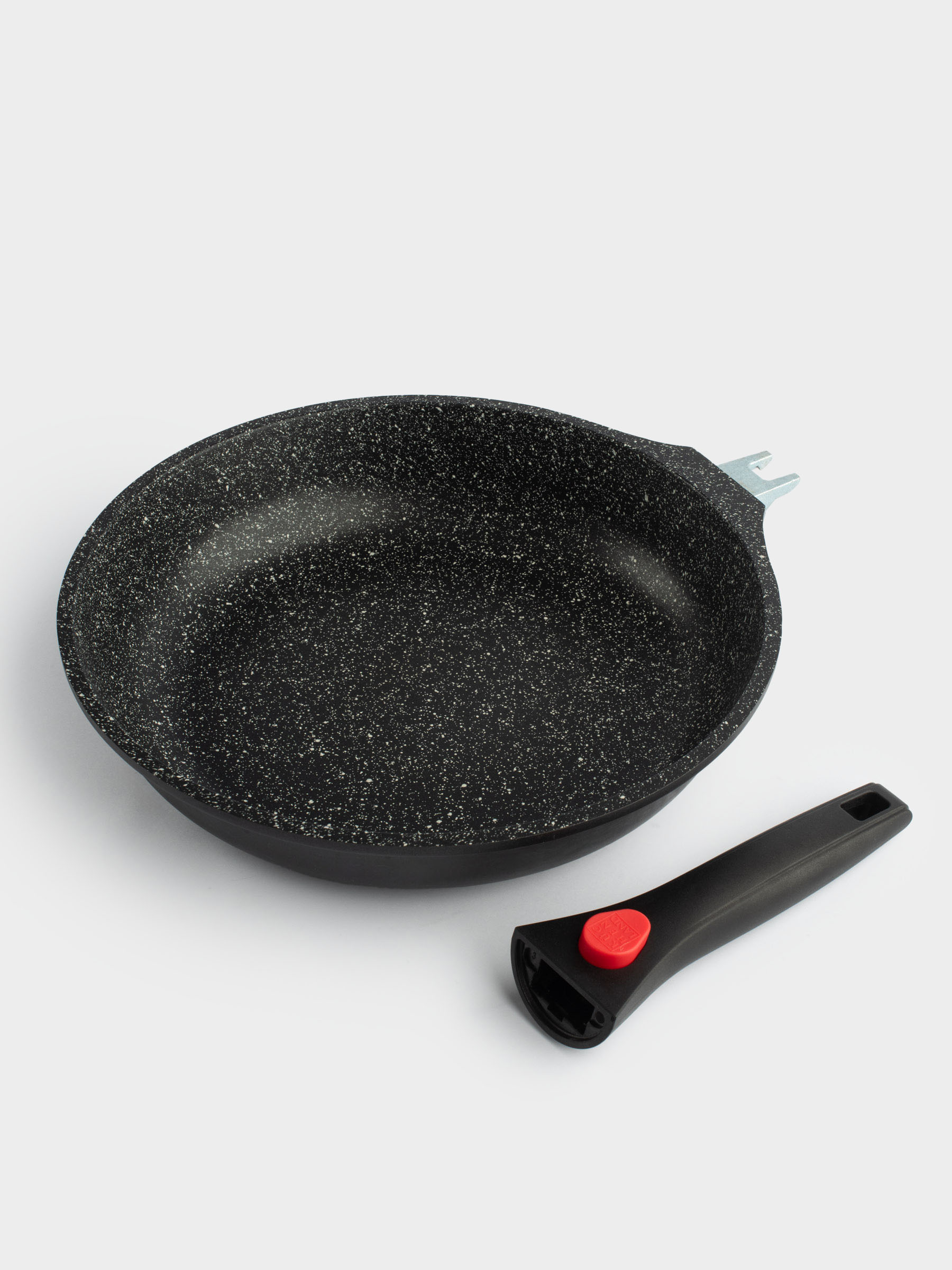 Frying pan, 28 cm, removable handle, coated, aluminum, Solution Red 2, image-11