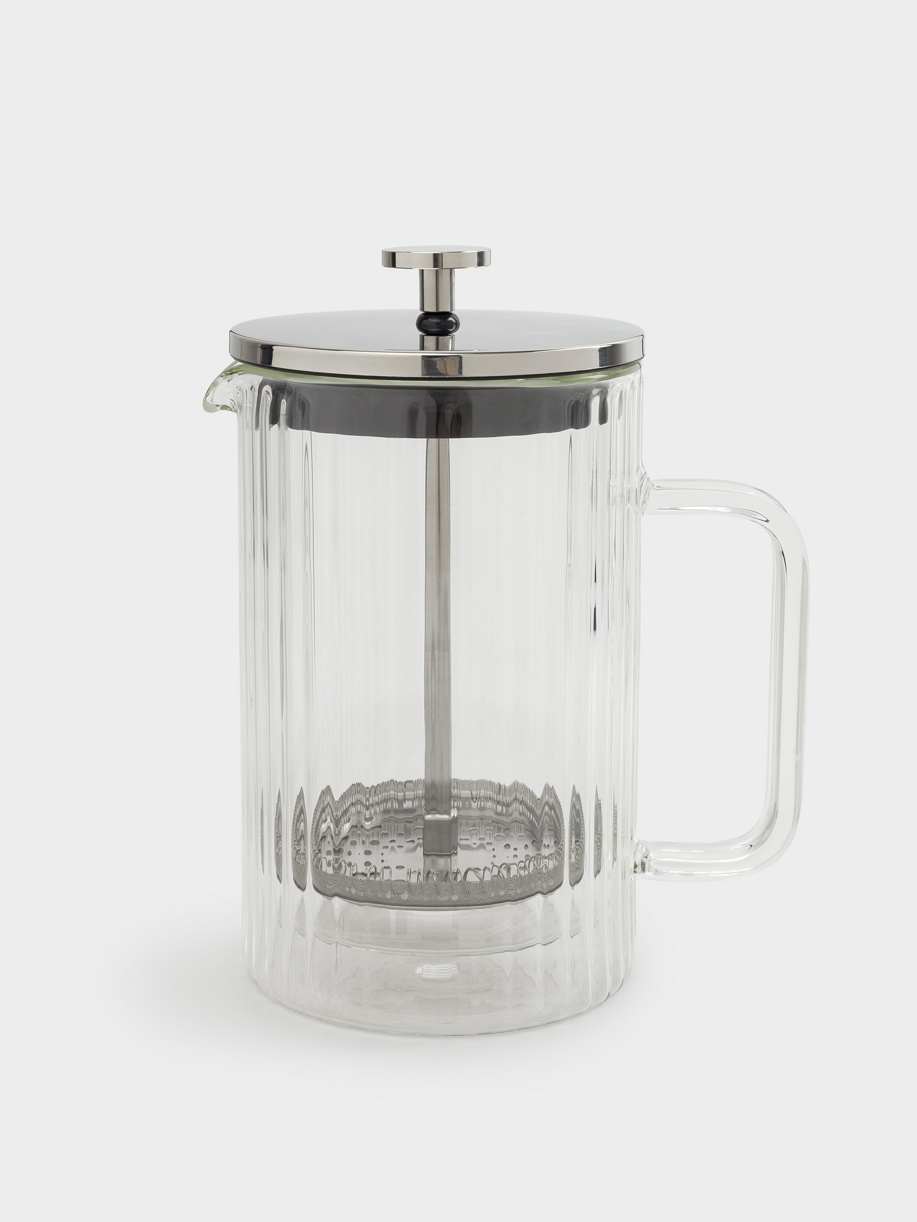French press, 800 ml, glass B, Air ribby, image-0