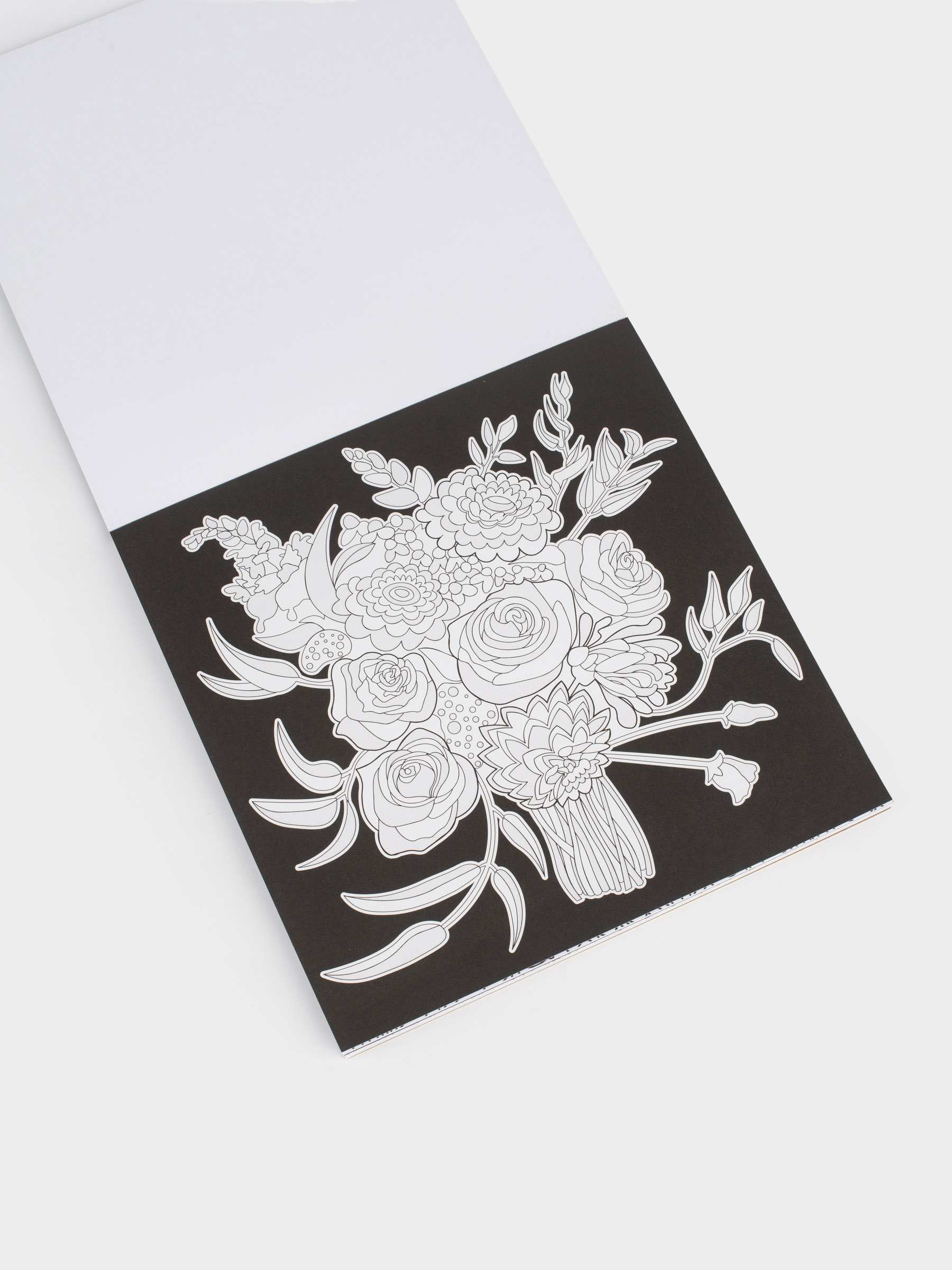 Coloring book, 20x20 cm, 24 sheets, with glitter, Patterns and animals, Draw, image-3