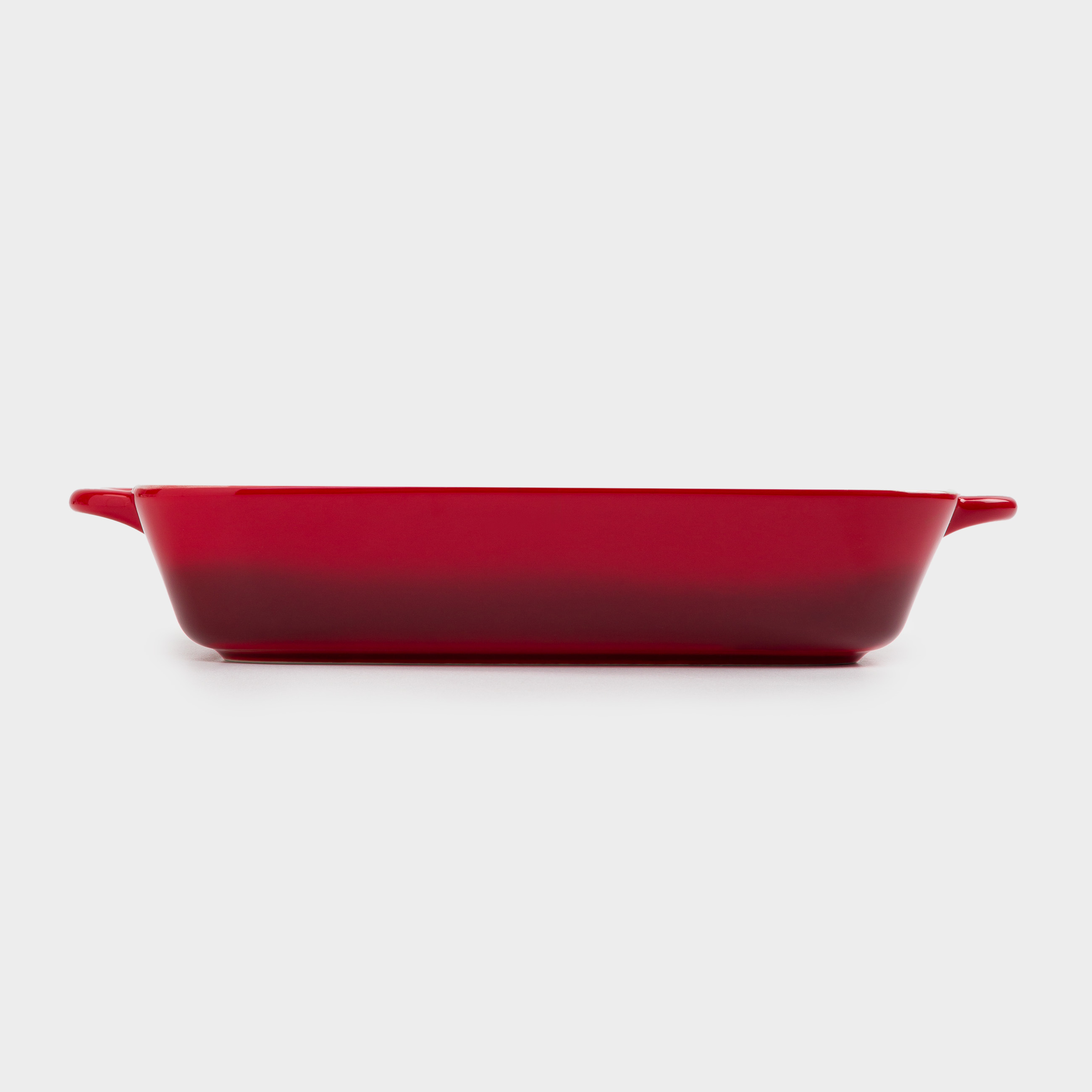 Baking dish, 27x20 cm, ceramic, rectangular, burgundy, Gradient, Cakes gradient