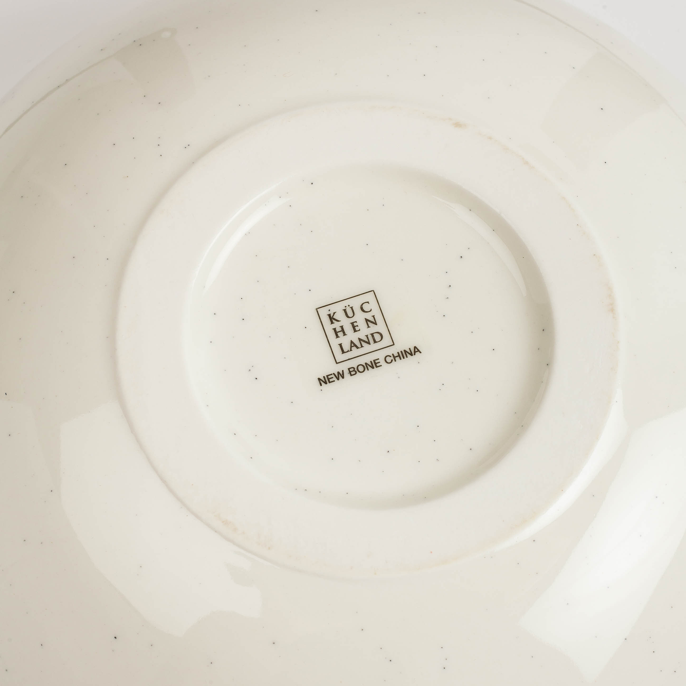 Salad bowl 20x9, ml, porcelain N, milk, Dots, Boho