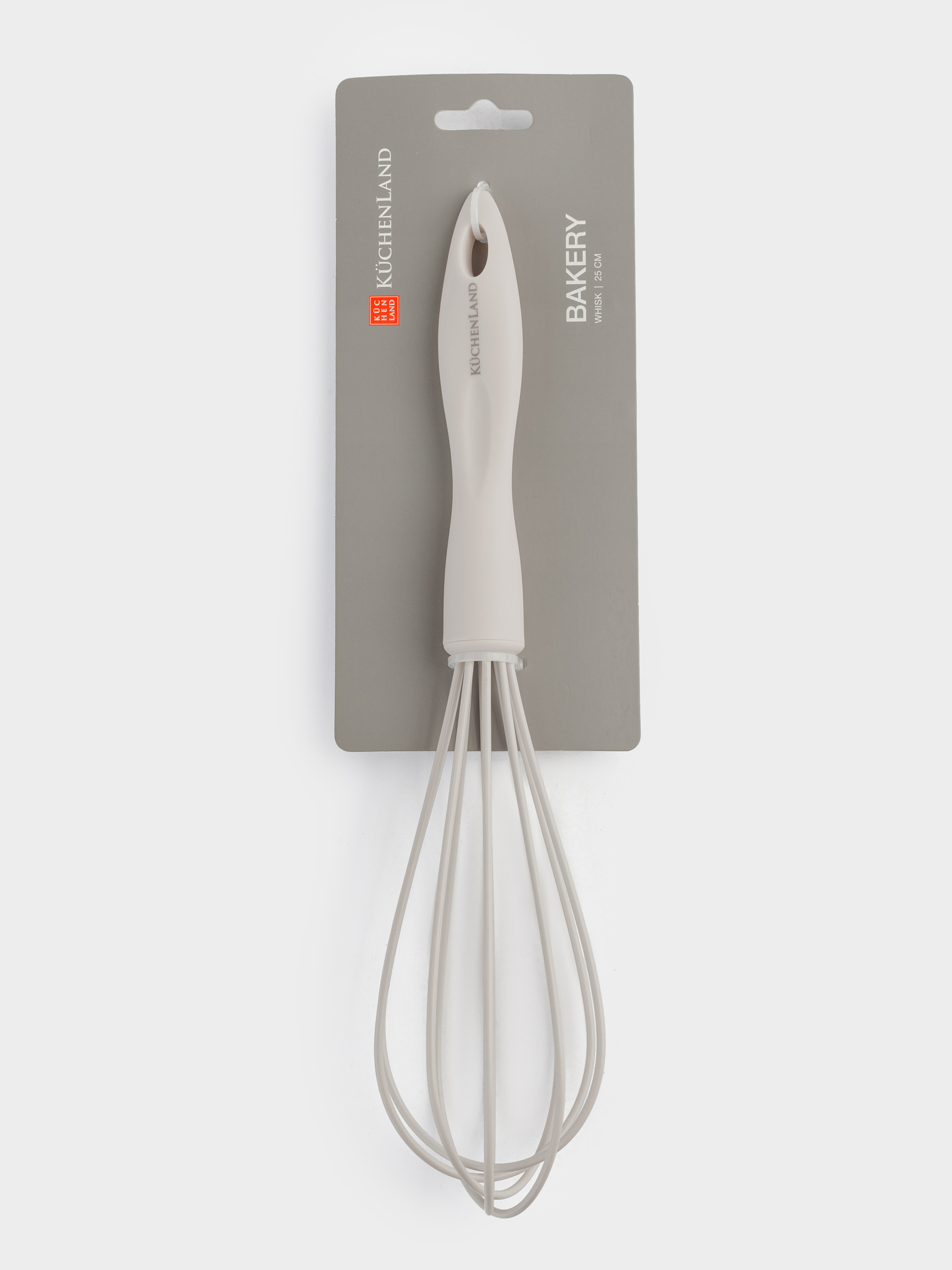 Whisk, 26 cm, silicone / plastic, beige, Benefit, image-5