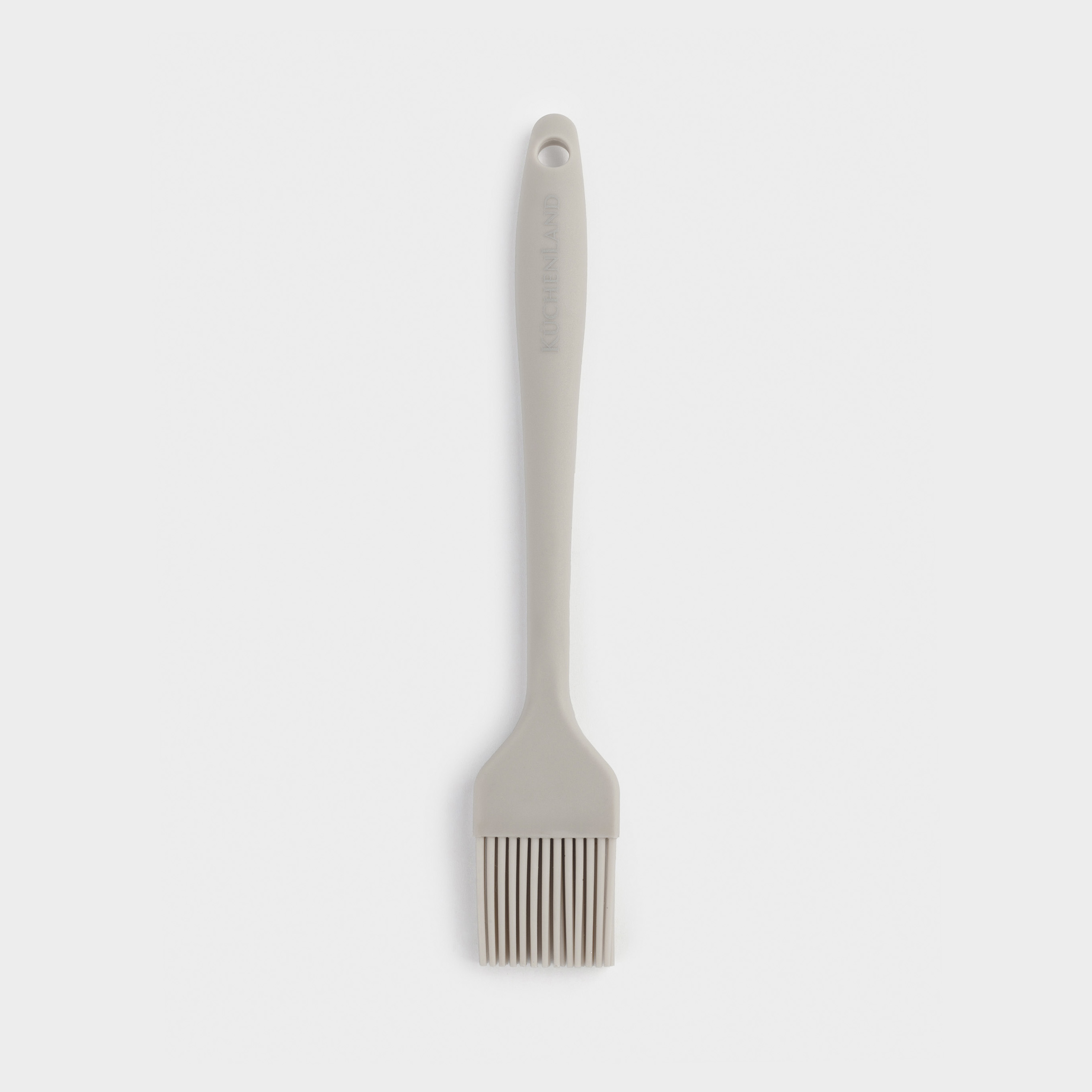 Cooking brush, 21 cm, silicone / nylon, beige, Benefit