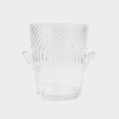 Beverage cooling bucket, 20 cm, with handles, glass, Lombardy R ,image-0