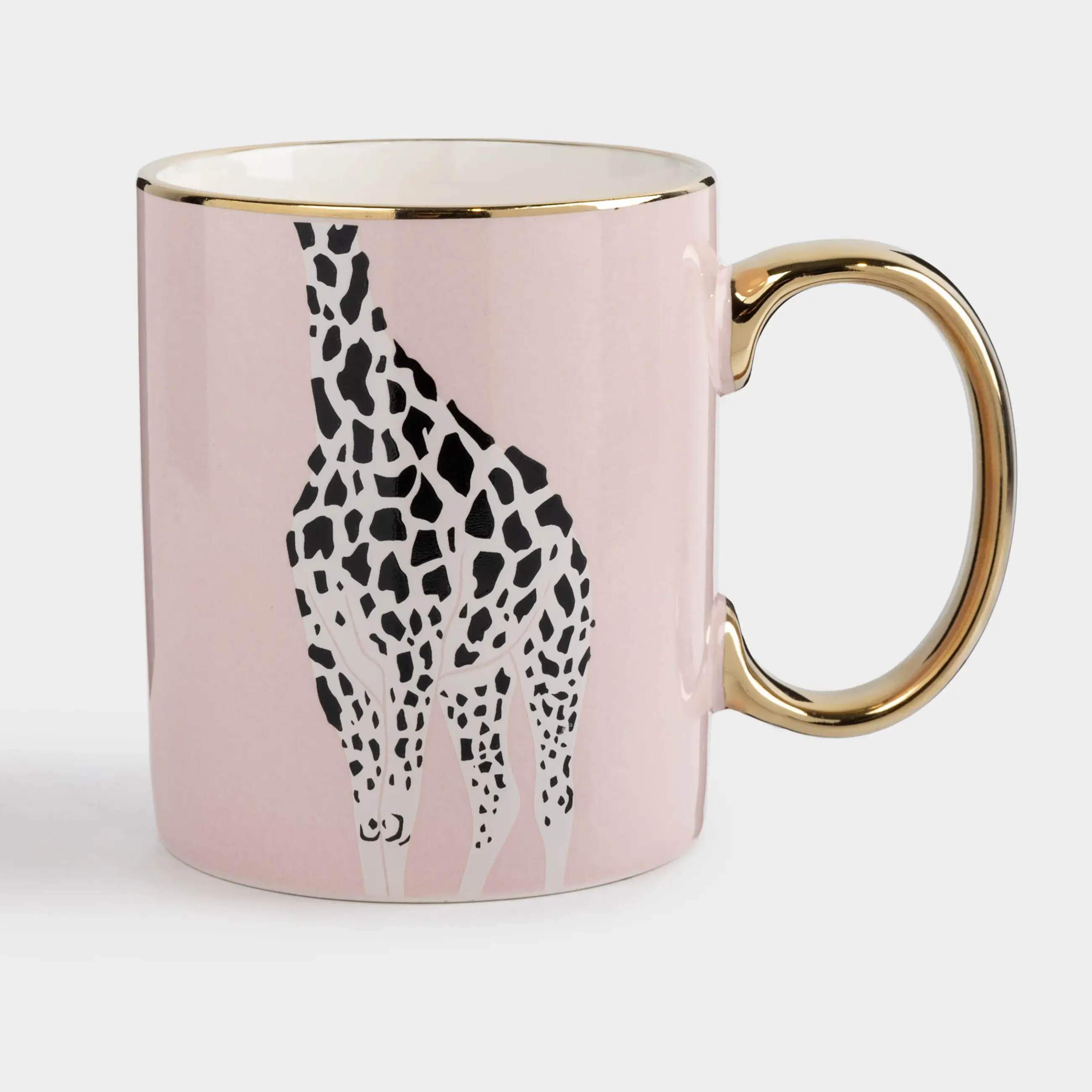 Mug, 350 ml, porcelain N, rose gold, Giraffe, Giraffe