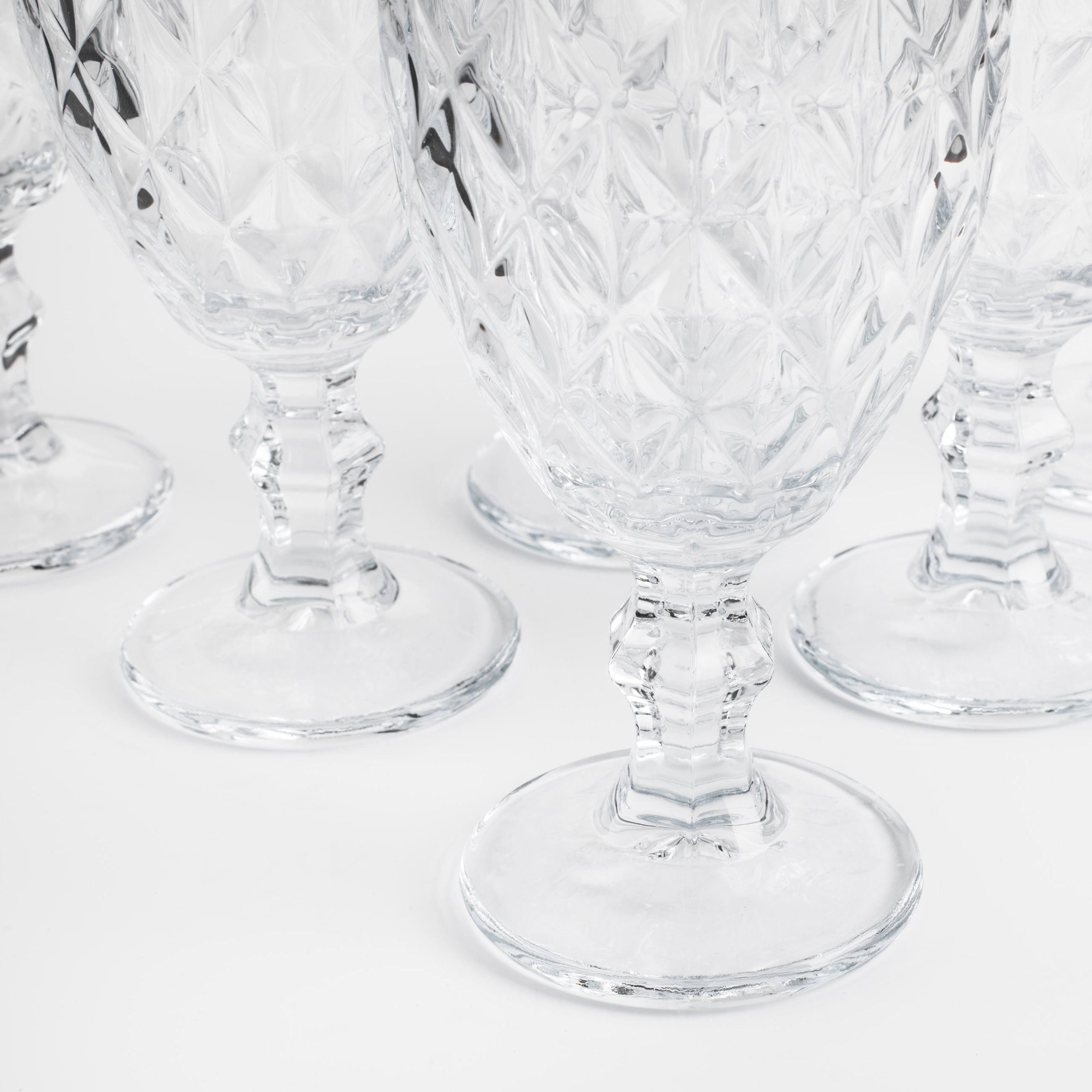 Wine glass, 360 ml, 6 pcs, glass R, Rhomb, image-1