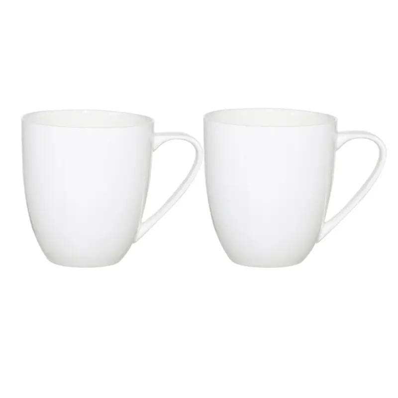 Mug, 450 ml, 2 pcs, porcelain F, white, Ideal white