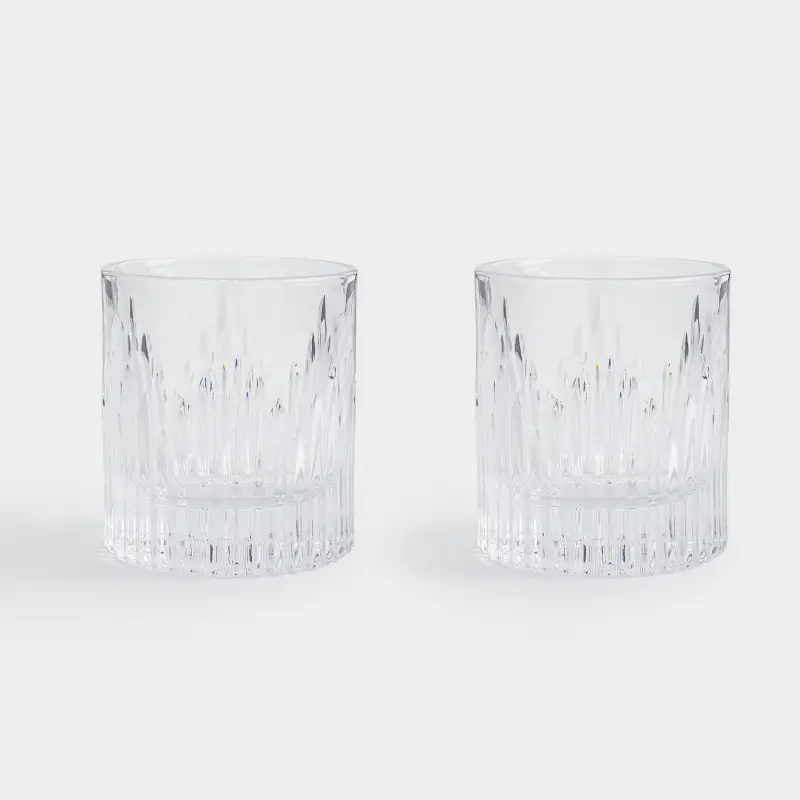 Drinking glass, 9 cm, 260 ml, 2 pcs, glass R, Harbor