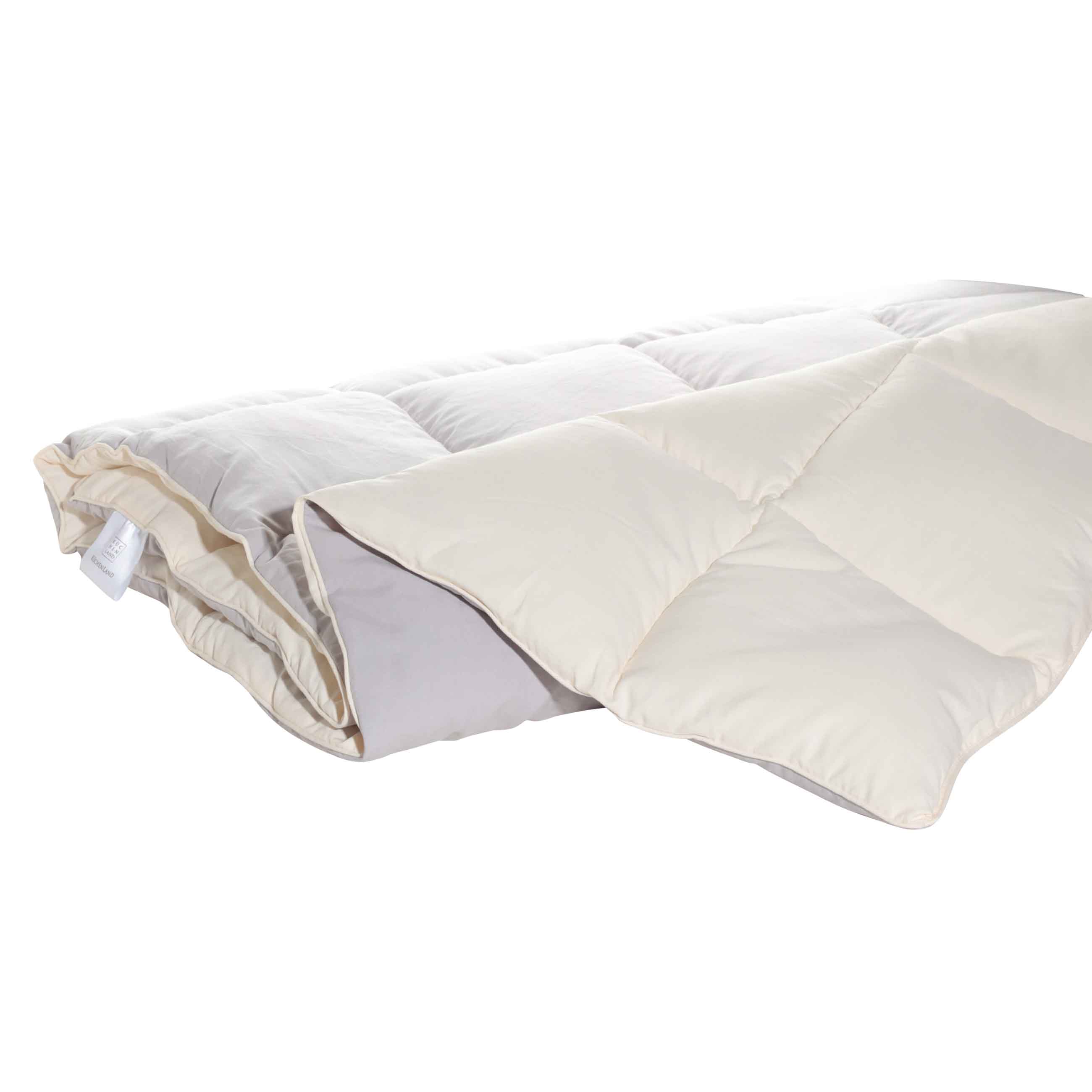 Blanket, 200x220 cm, microfiber / holofiber, beige / milky, Hollow fiber, image-1