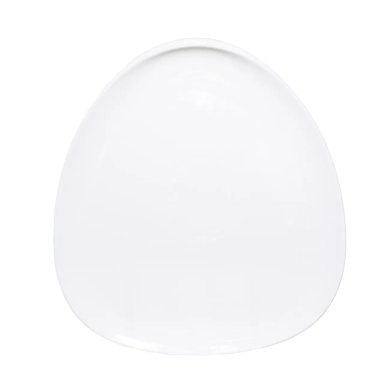 Snack plate, 23x21 cm, porcelain P, white, Synergy, image-0