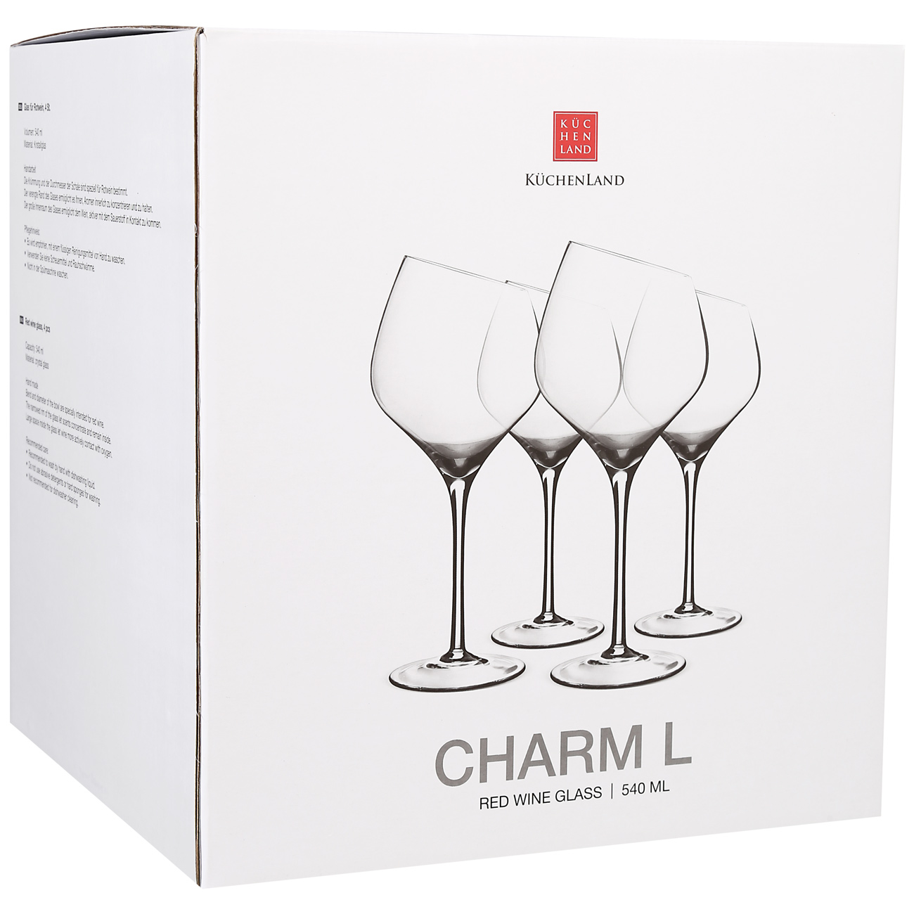 Drinking glass, 560 ml, 4 pcs, Charm L, image-1