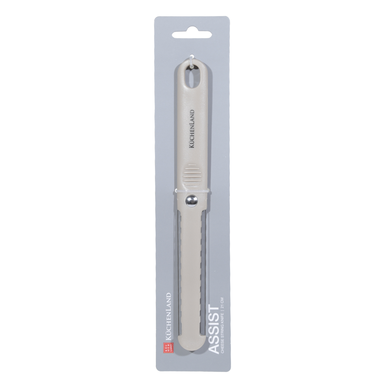 Cheese string knife, 21 cm, plastic, Assist, image-1